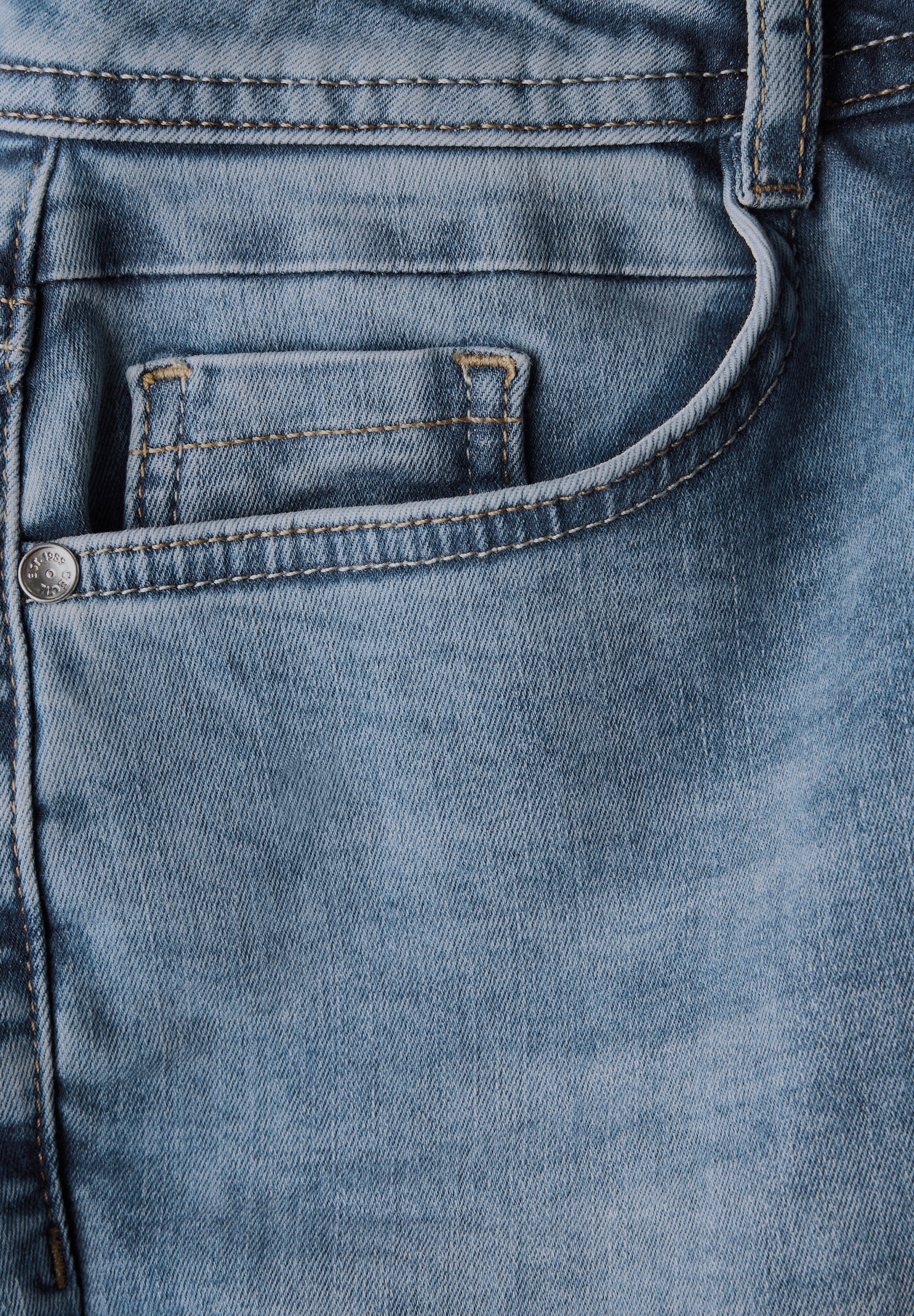 Cecil Comfort-fit-Jeans, aus Baumwolle mit Stretchanteil