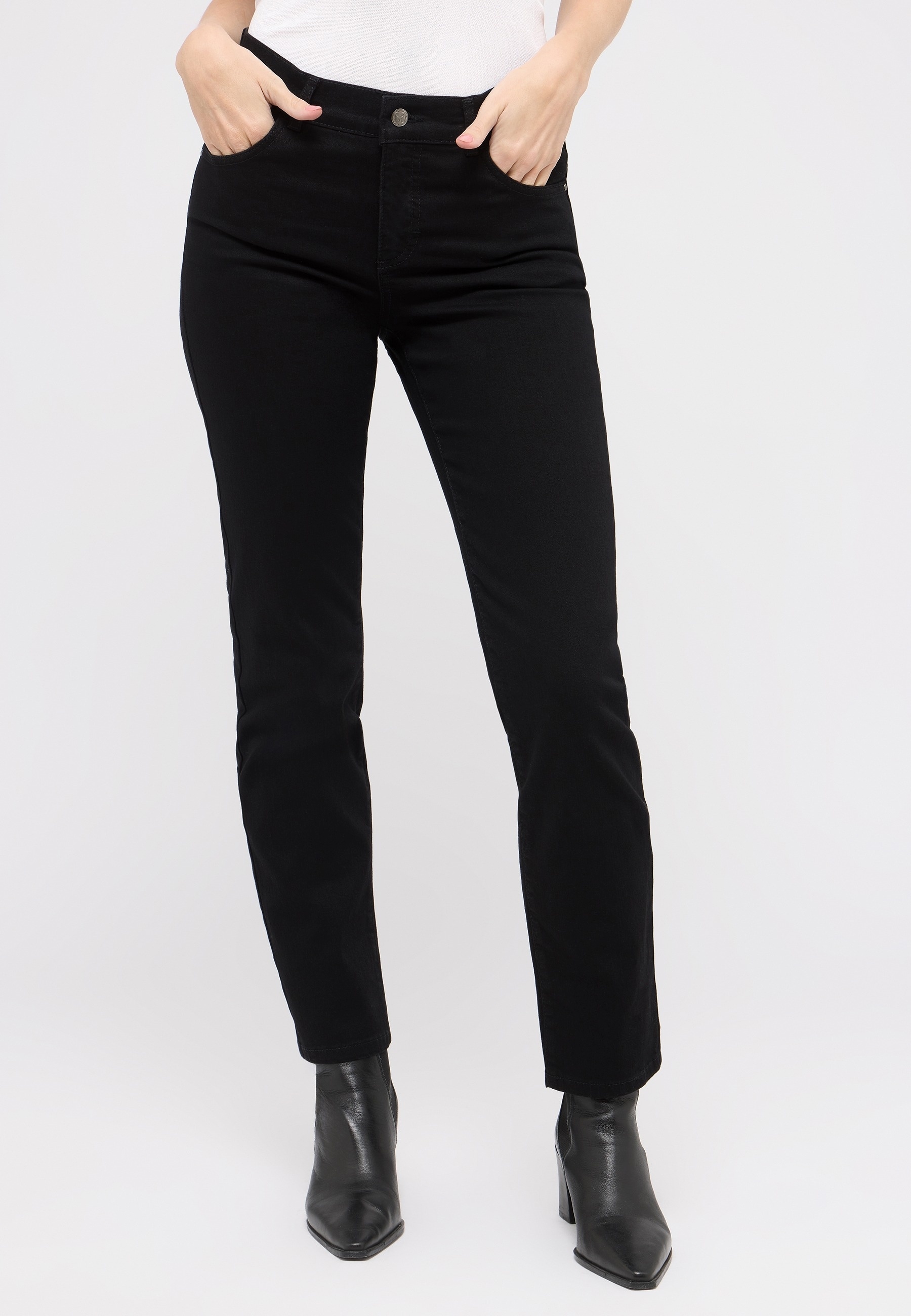 ANGELS High-waist-Jeans "DOLLY" im klassichen 5-Pocket-Stil
