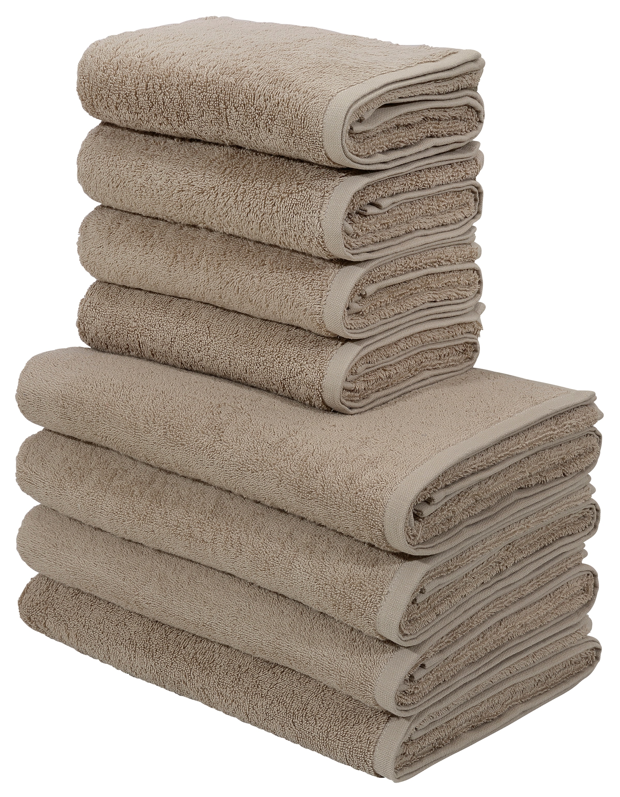 OTTO home Handtuch Set "Merida, 4 Duschtücher 70x140cm, 4 Handtücher 50x100 günstig online kaufen