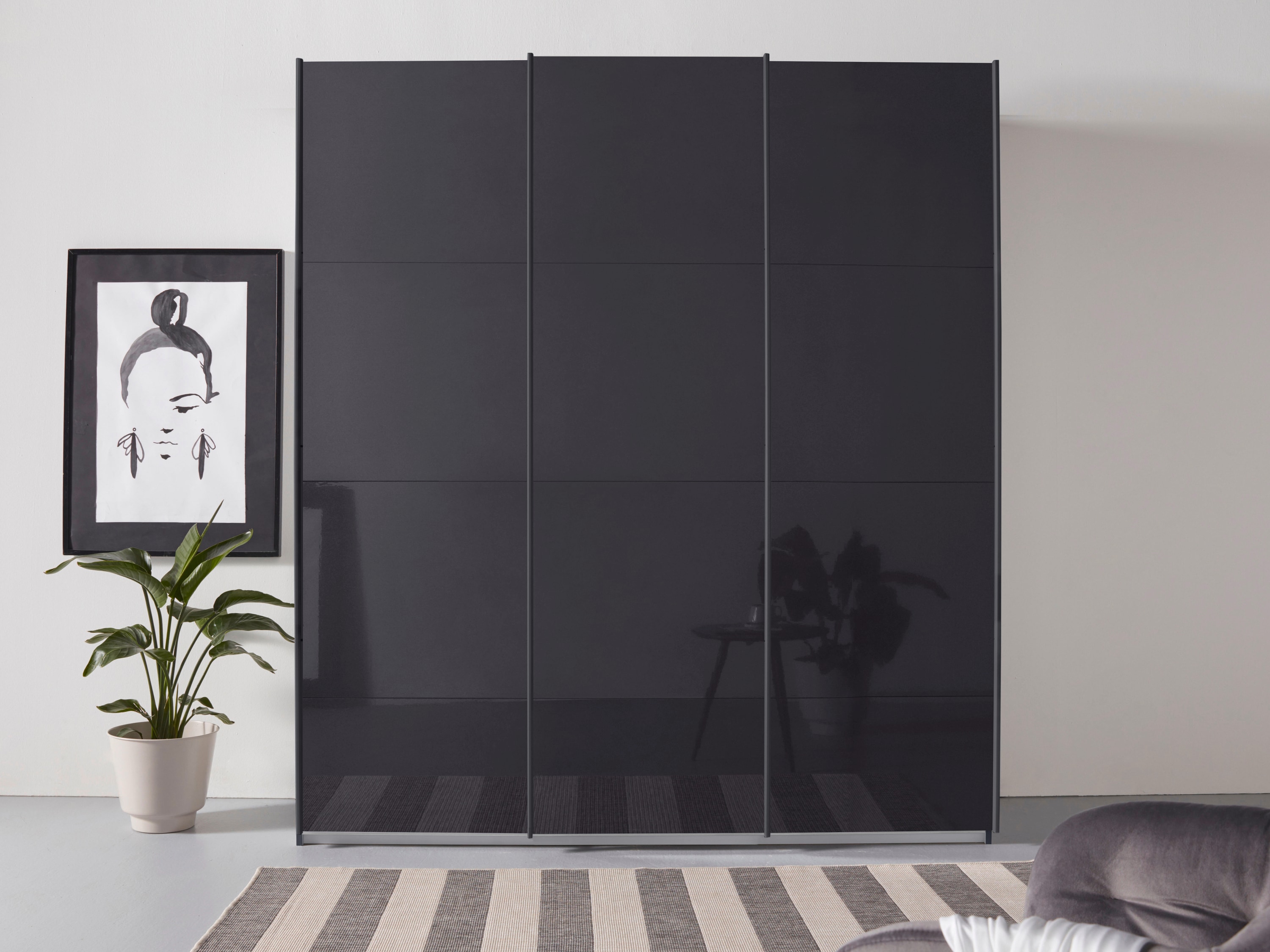 OTTO home Kleiderschrank "Mehrzweckschrank Aktenschrank Möbel Mietswohnung TOPSELLER OTELI" 3 Ausstattungen BASIC/CLASSIC/PREMIUM (inkl. SOFT-CLOSE-FUNKTION), Breiten 203/271/315/360 cm Höhen 210/229 cm MADE IN GERMANY