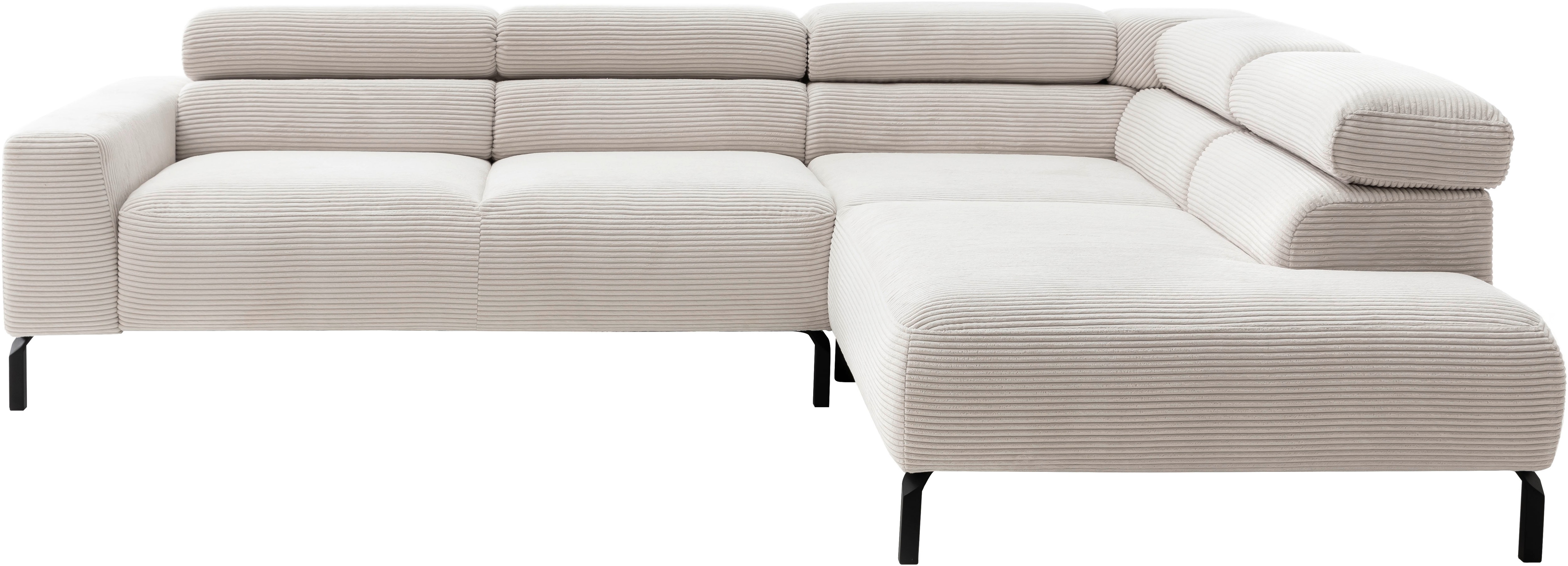 Thumbnail - Places of Style Ecksofa "Antonelli, L-Form, inkl. Kopfteilverstellung, Breite 276 cm", ohne Sitztiefenverstellung, in Co...