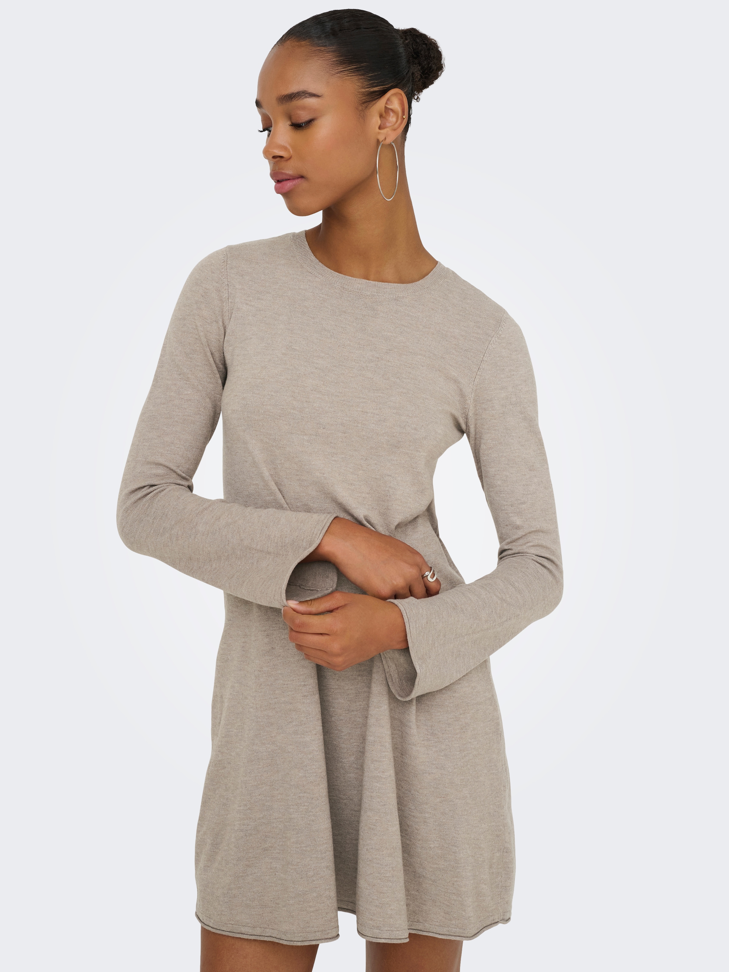 ONLY Midikleid "ONLAMALIO LIFE LS ONECK DRESS KNT", Sommerkleid günstig online kaufen