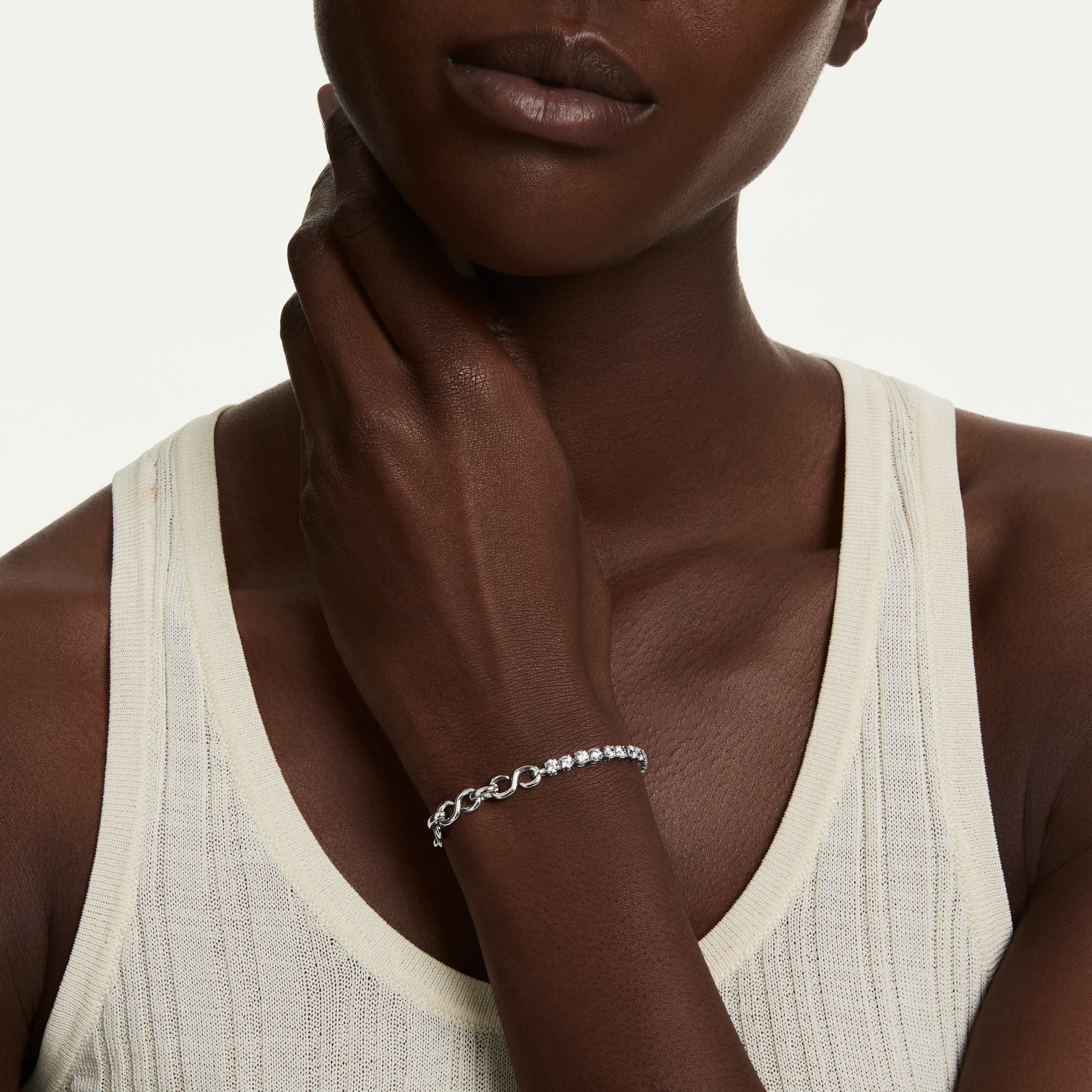 Swarovski Armkette »Schmuck Geschenk MATRIX Armband« mit Swarovski® Kristall, Zirkonia (synth.)