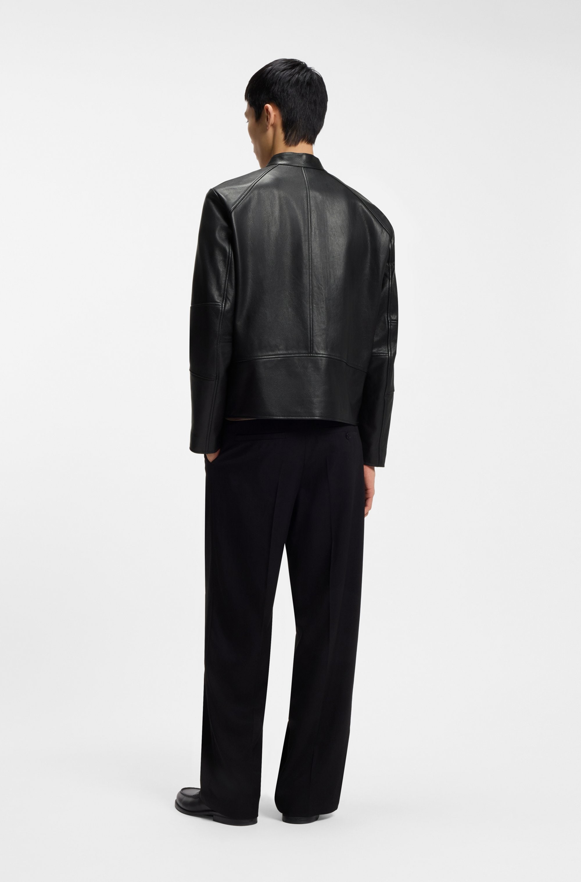 HUGO Lederjacke »Likos«