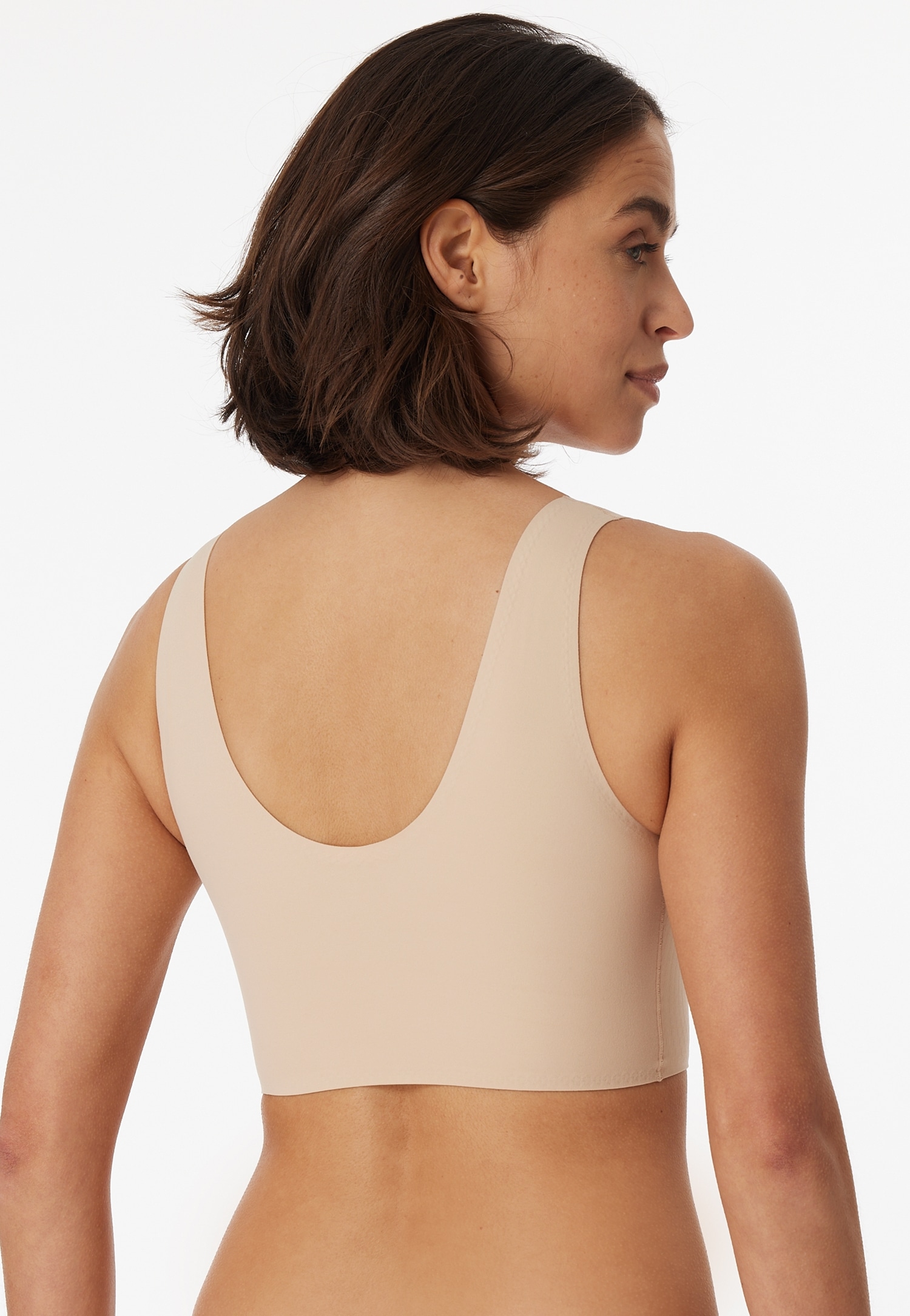 Schiesser Bustier »Invisible Soft«, herausnehmbare Pads, Microfaser, V-Ausschnit