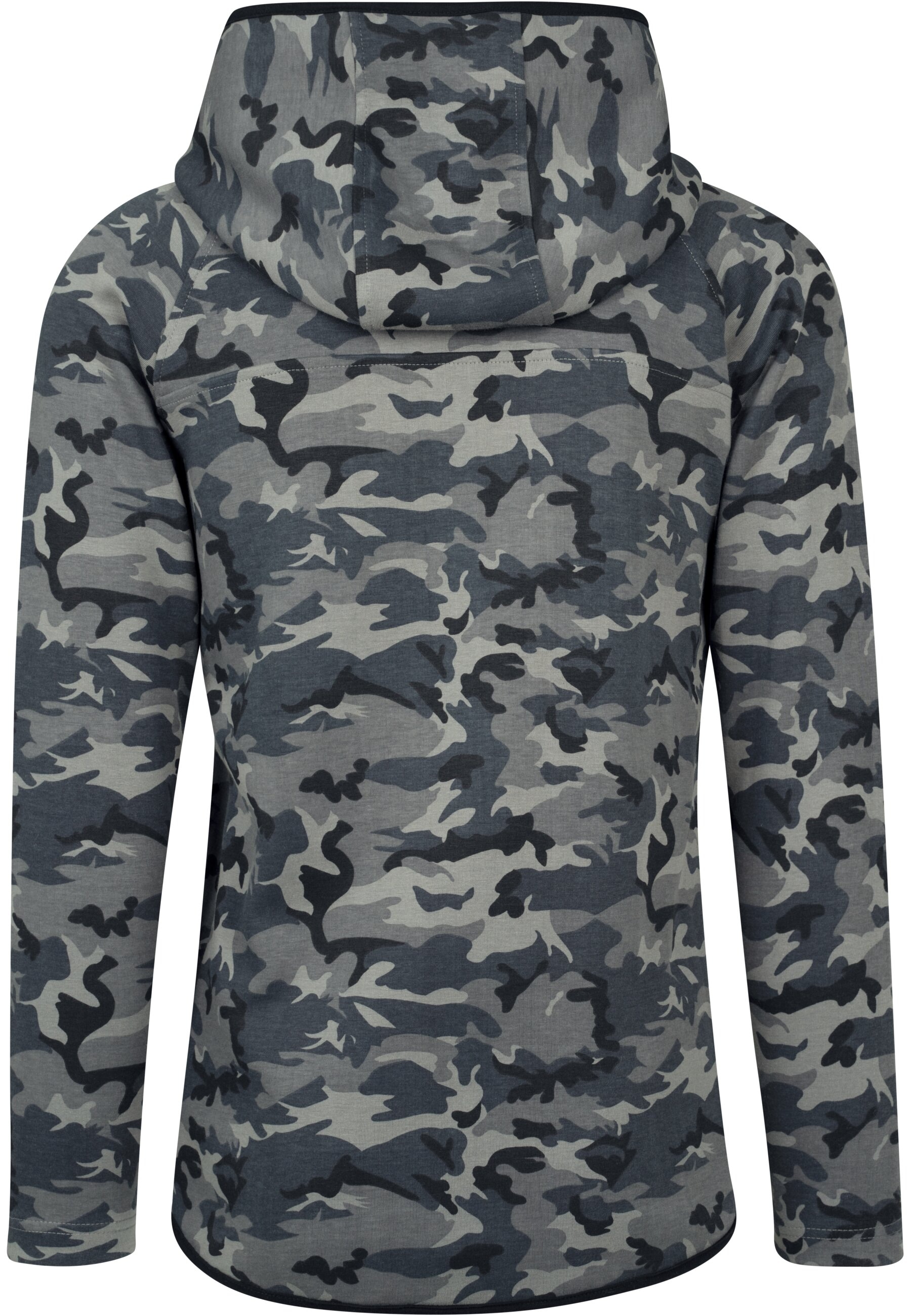 URBAN CLASSICS Allwetterjacke »Urban Classics Herren Interlock Camo Zip Jacket«, (1 St.), mit Kapuze