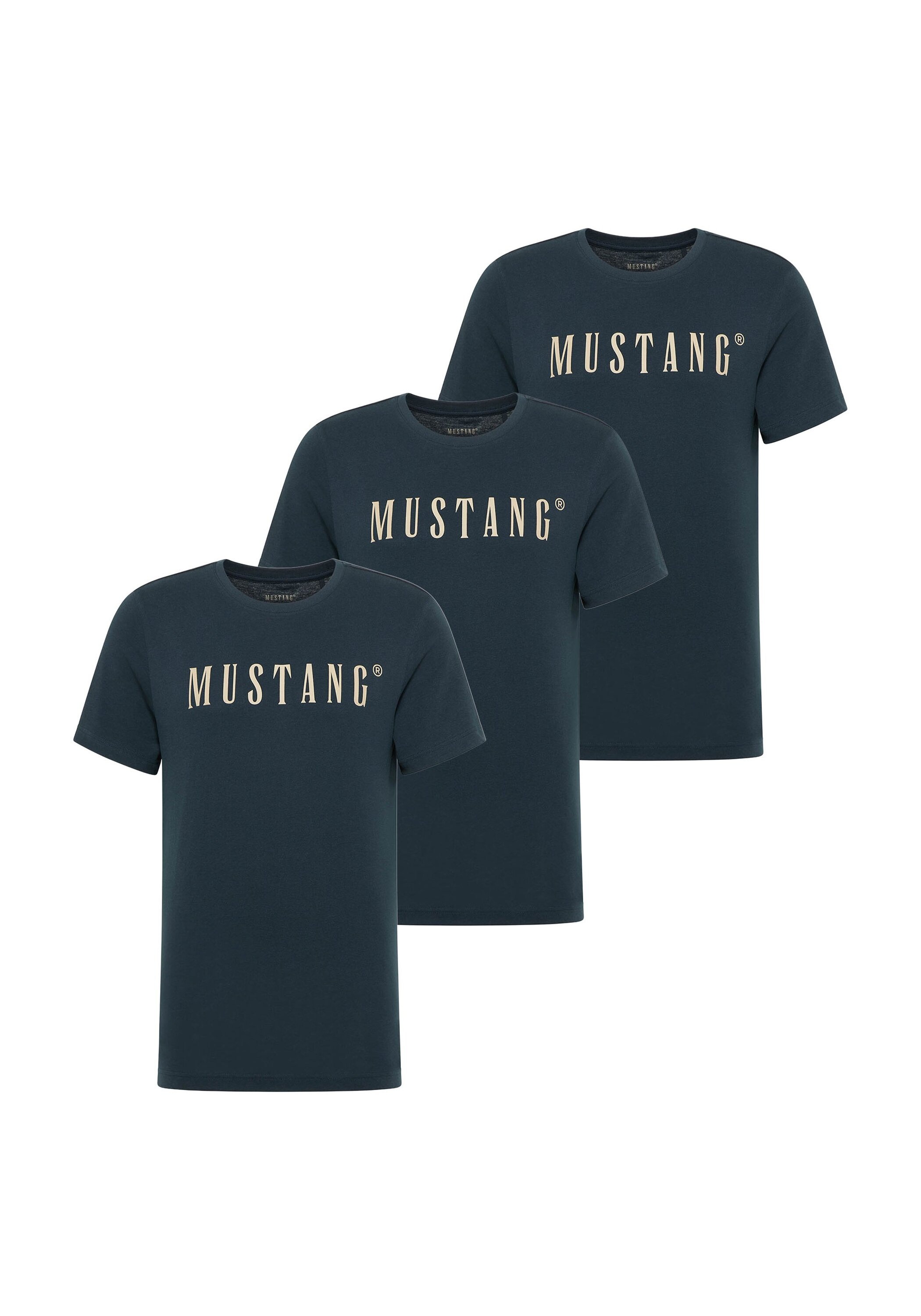 MUSTANG T-Shirt "T-Shirt Style Austin 3P 3er Pack"