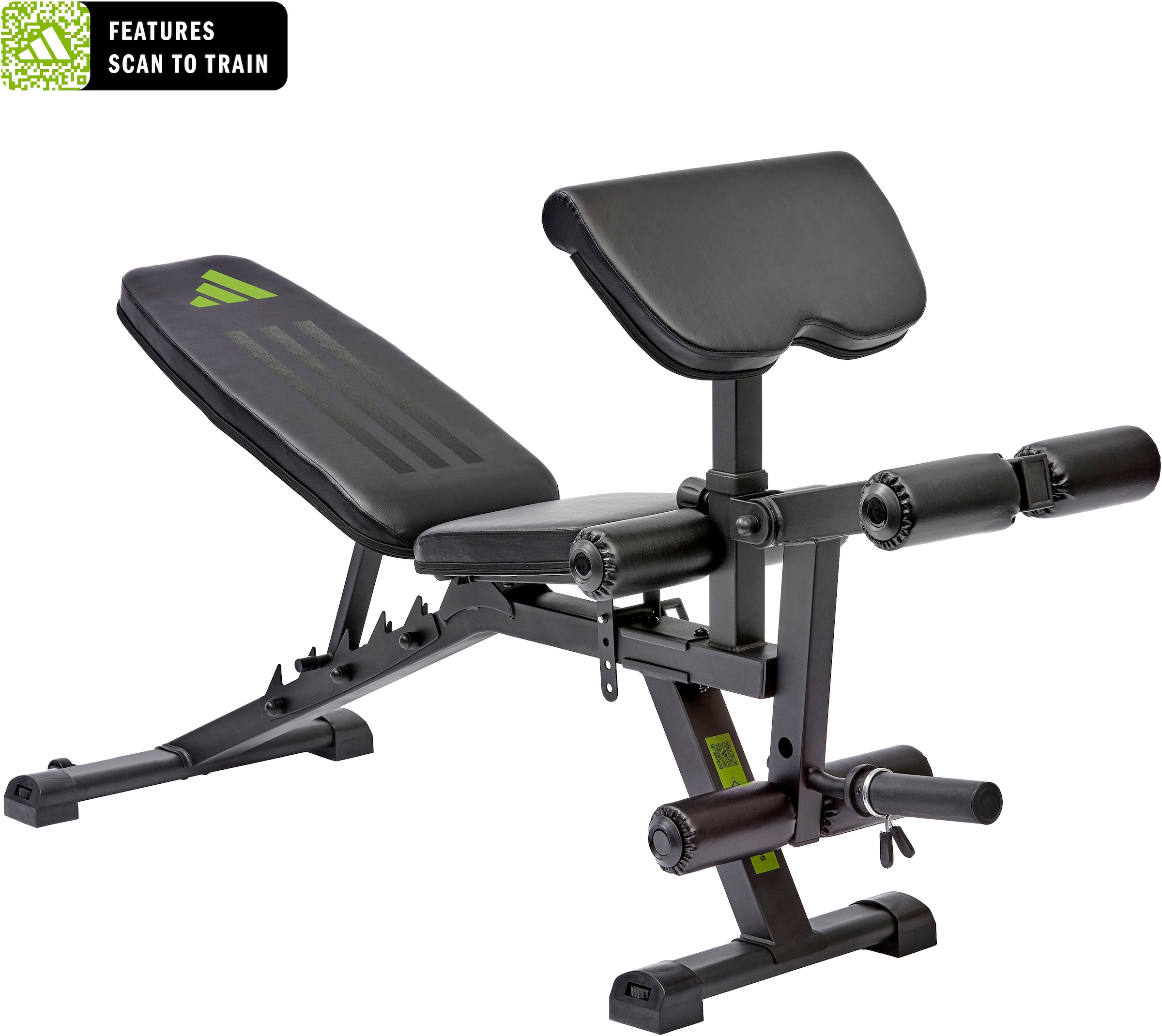 adidas Performance Trainingsbank "Trainingsbank mit Curlpult und Beincurler"