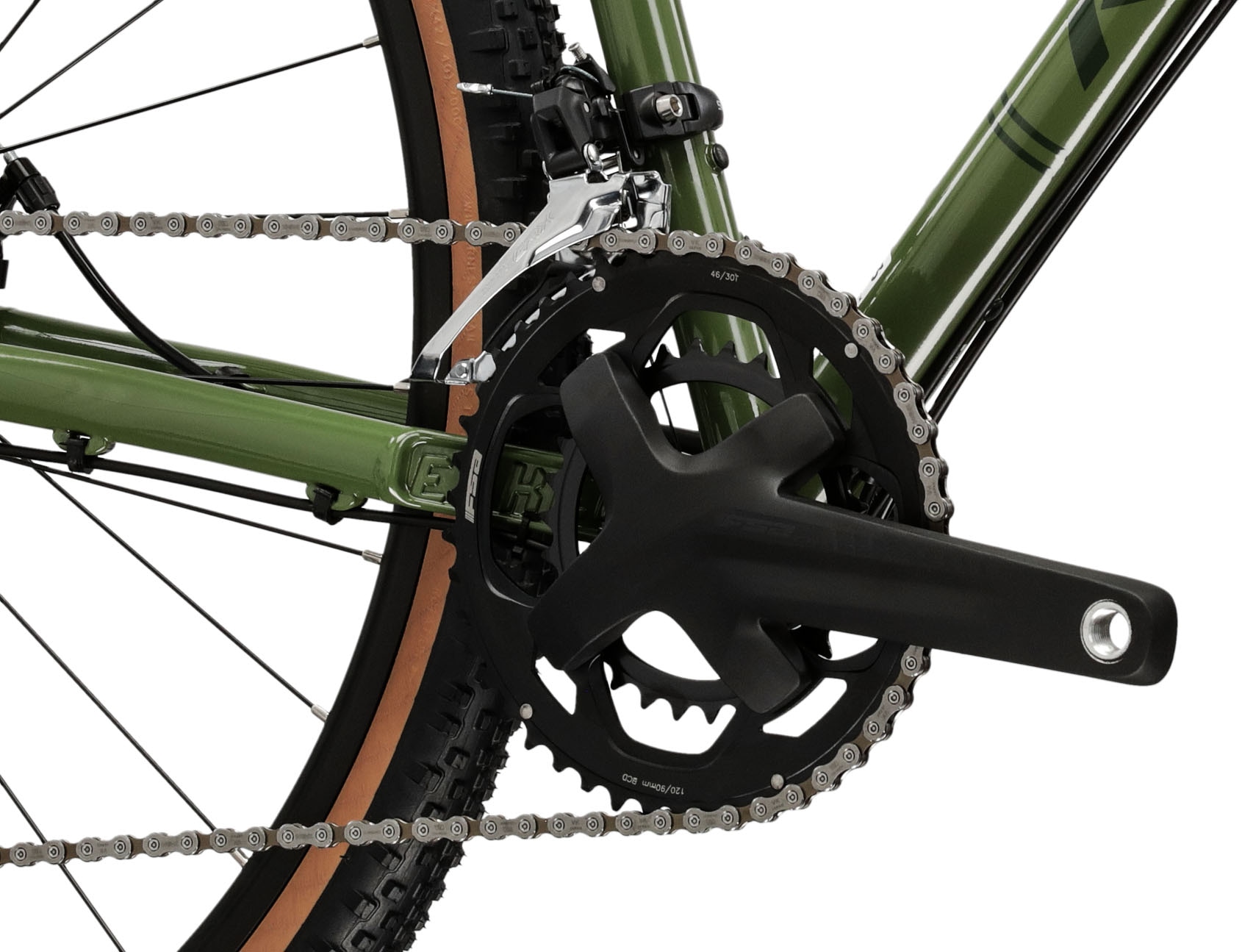 Kross Gravelbike »KROSS Gravelbike Esker 4.0 28" grün«, 20 Gang, Shimano, GRX RX400 Schaltwerk, Kettenschaltung