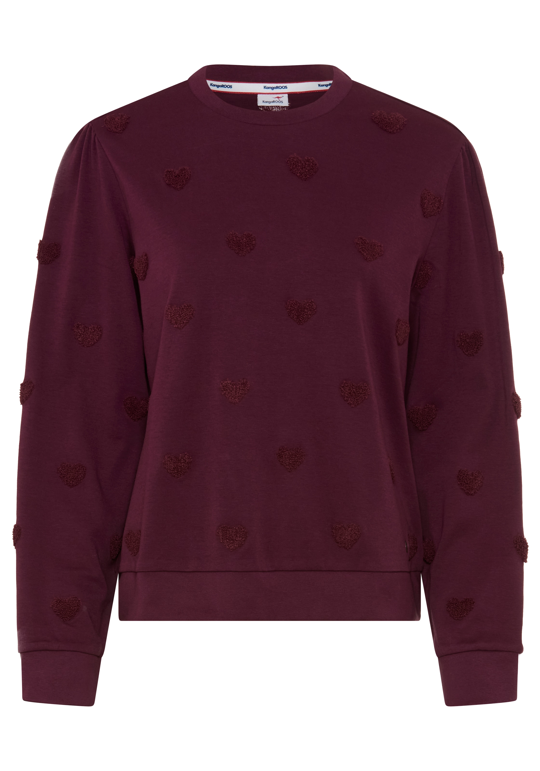 KangaROOS Sweatshirt , mit Rundhalsausschnitt und Blende, bequeme Passform
