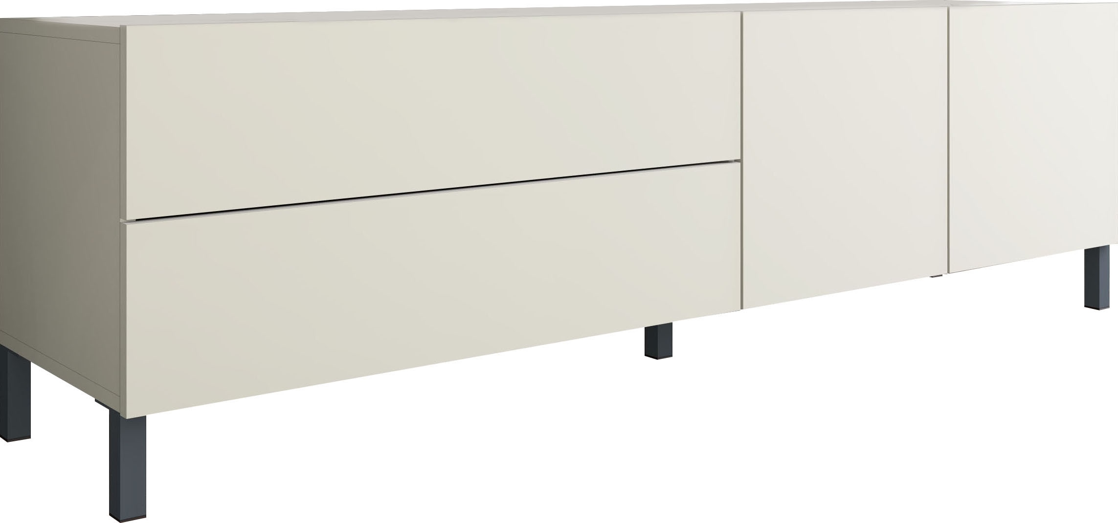 borchardt Möbel Lowboard »Sophia, TV-Schrank Breite 152 cm« Metallfüße, grifflose Optik
