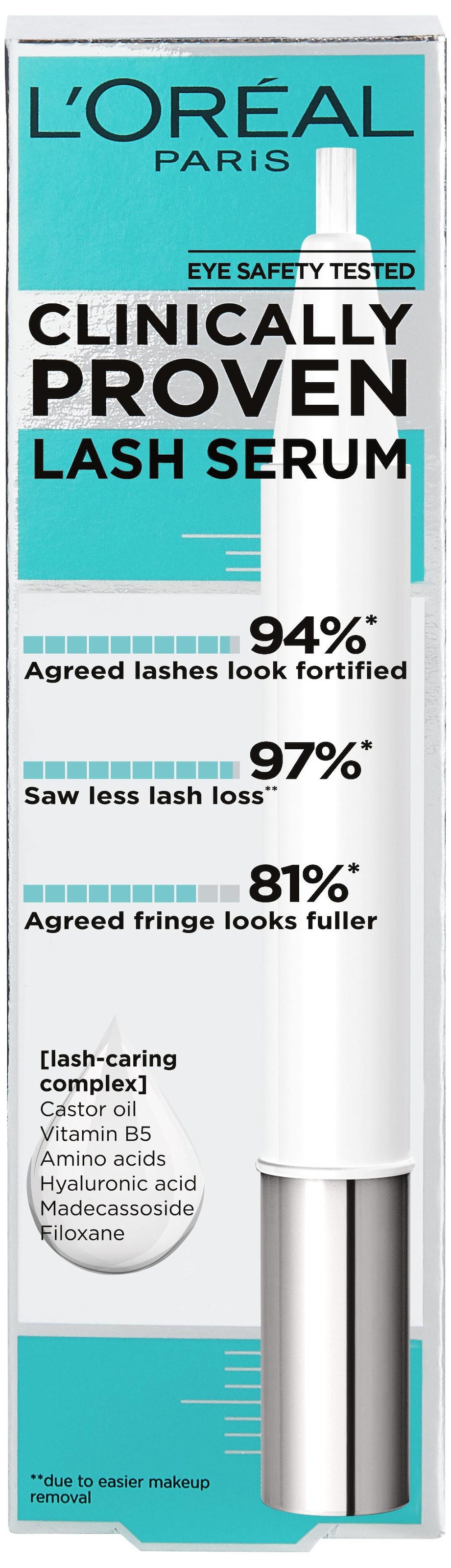 L'ORÉAL PARIS Wimpernserum »Clinically Proven Lash Serum«, mit Hyaloronsäure