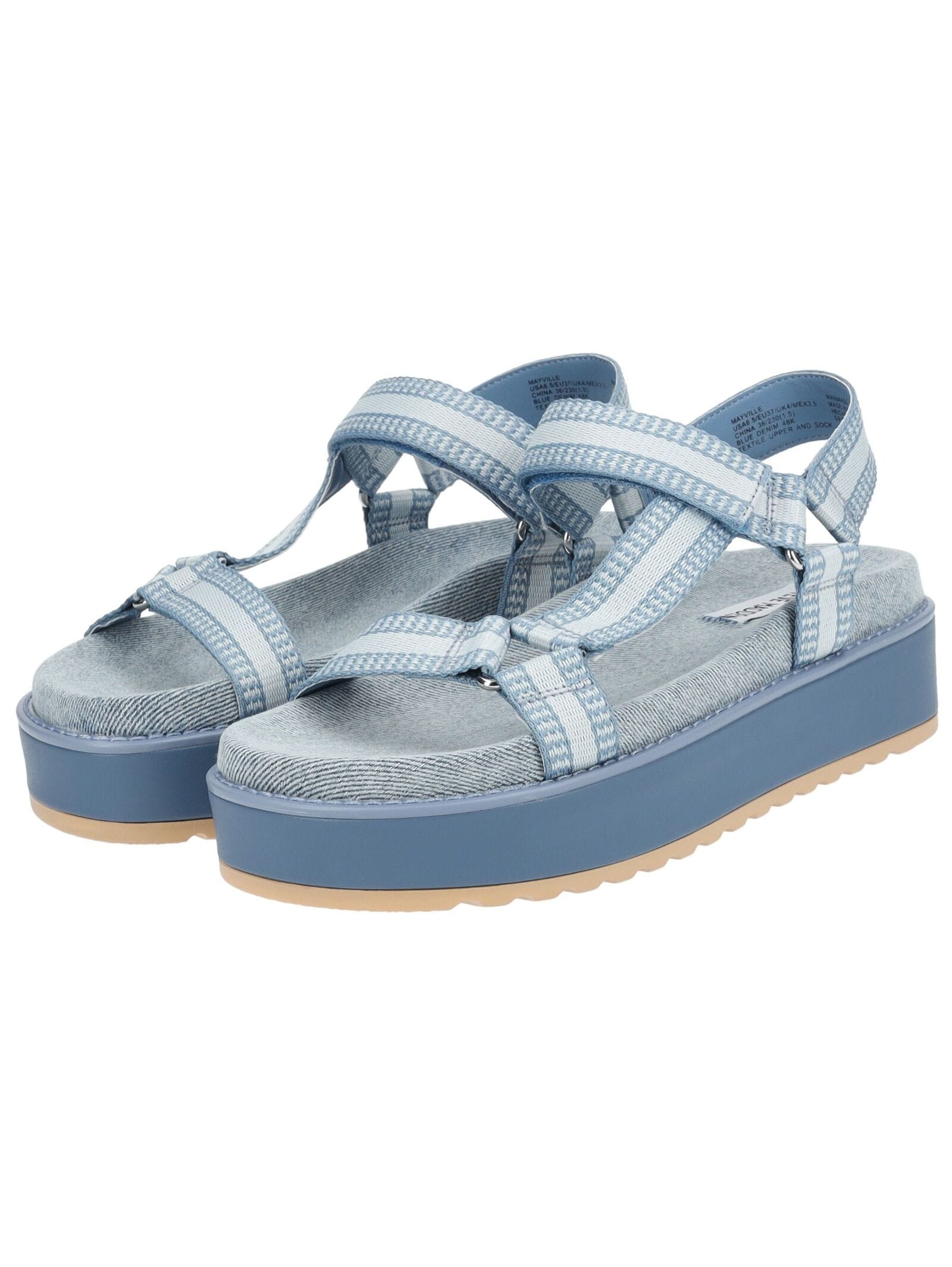 STEVE MADDEN Riemchensandale »STEVE MADDEN Sandalen Textil«