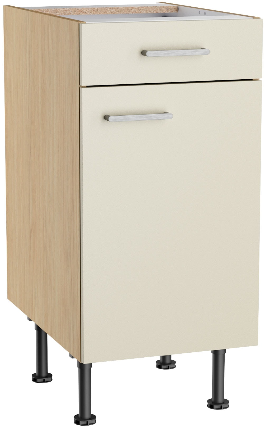 KOCHSTATION Unterschrank "KS-Lucy" Breite 40 cm, höhenverstellbare Füße, Soft-Close