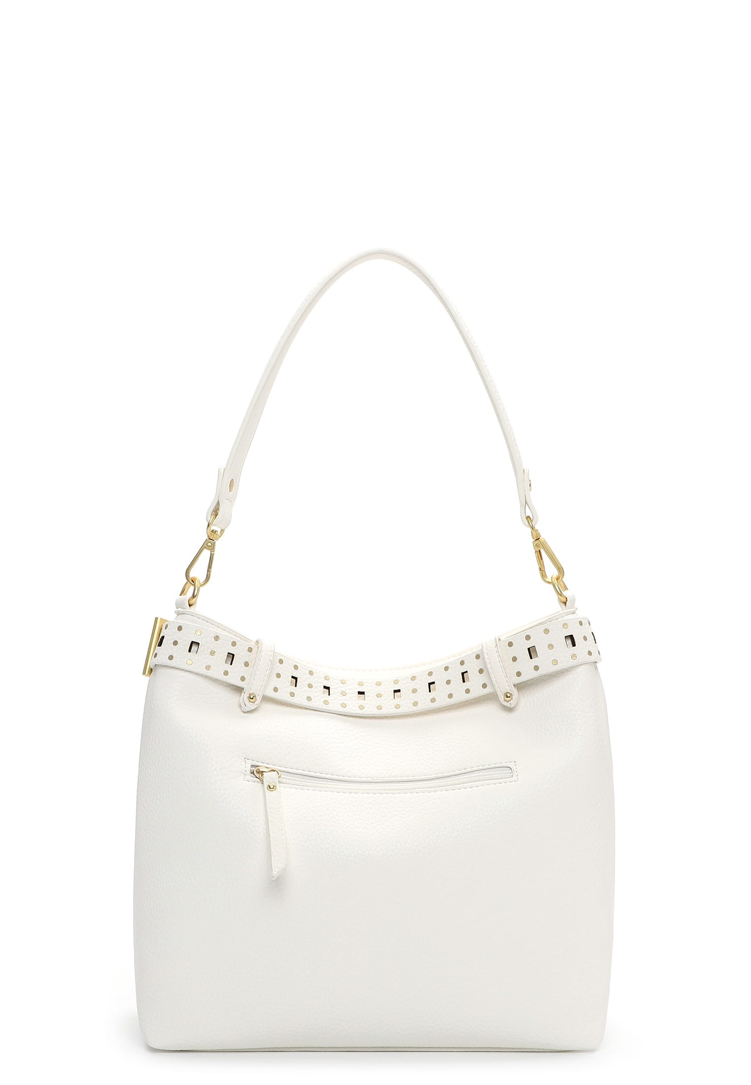 EMILY & NOAH Justine Shoulder Bag White 2