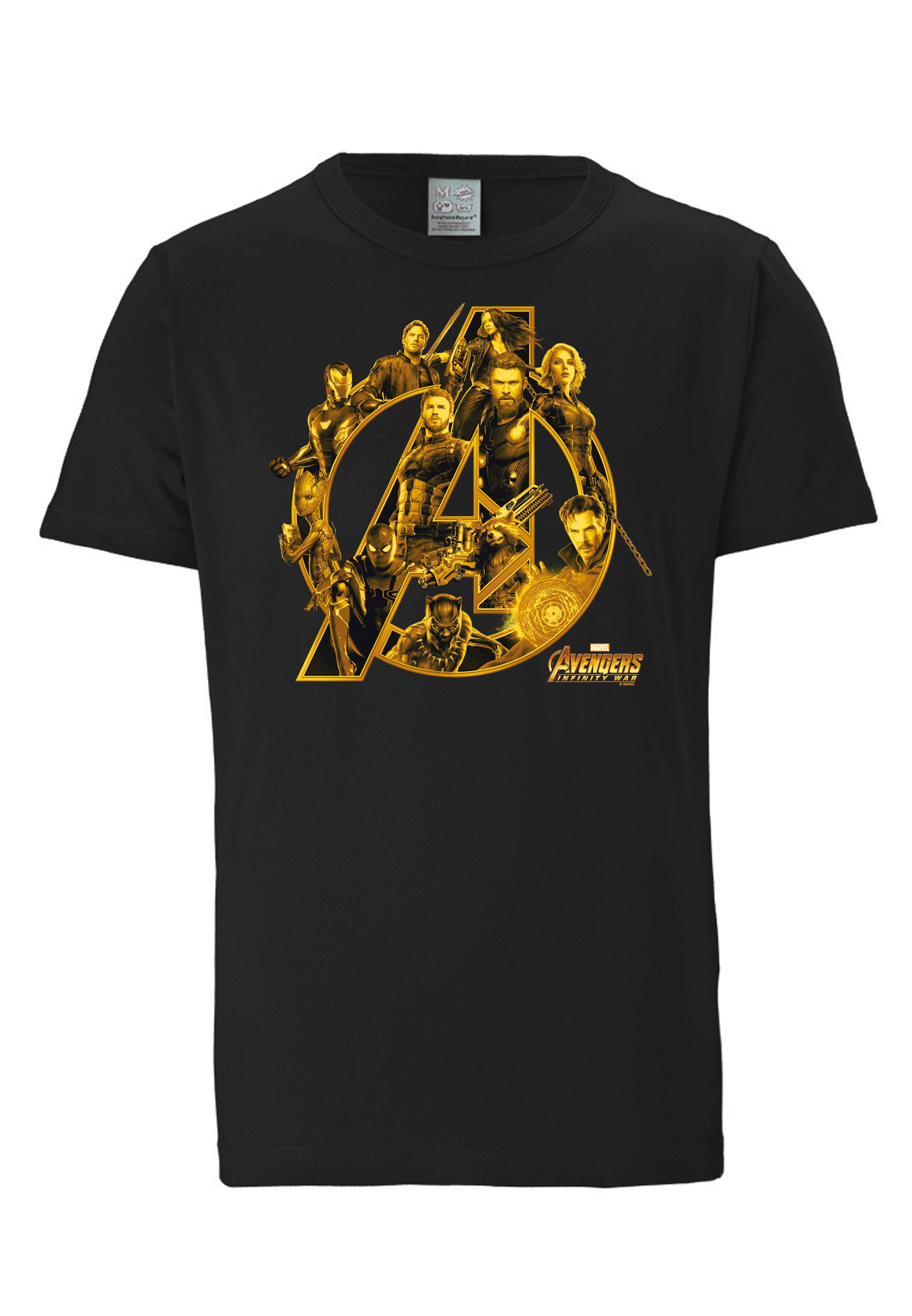 LOGOSHIRT T-Shirt »Avengers Infinity War« mit Front-Print