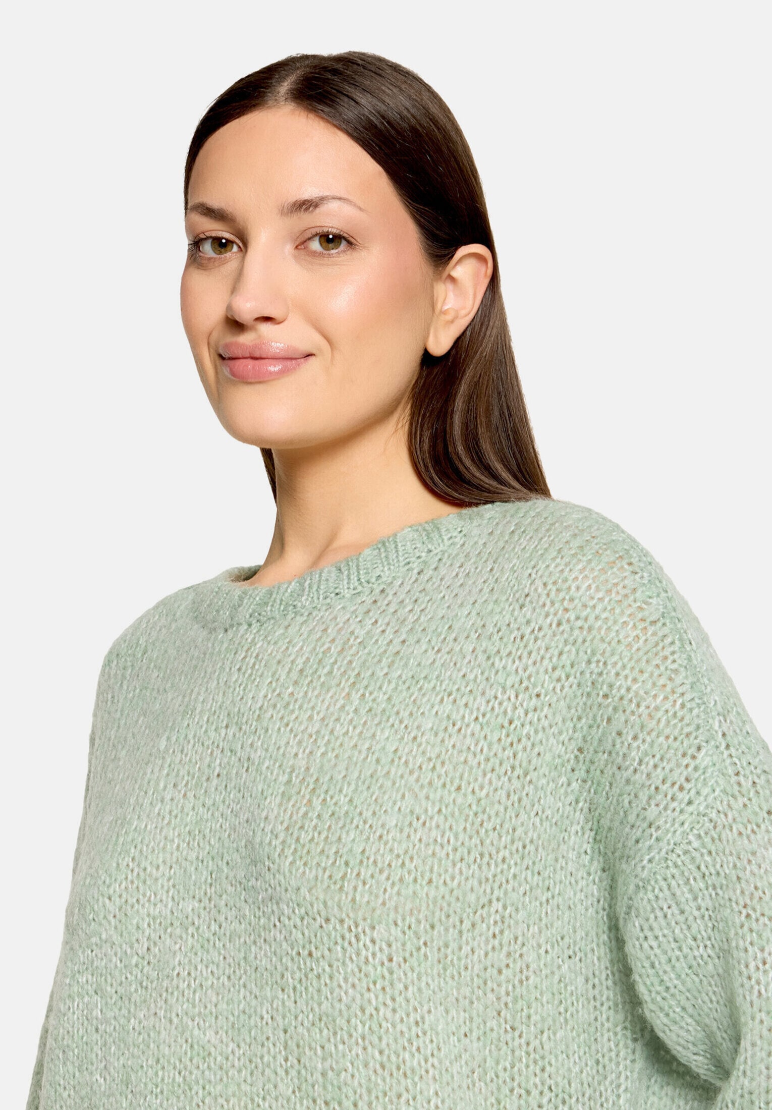 Cartoon Strickpullover »Damen mit Rundhalsausschnitt« 1