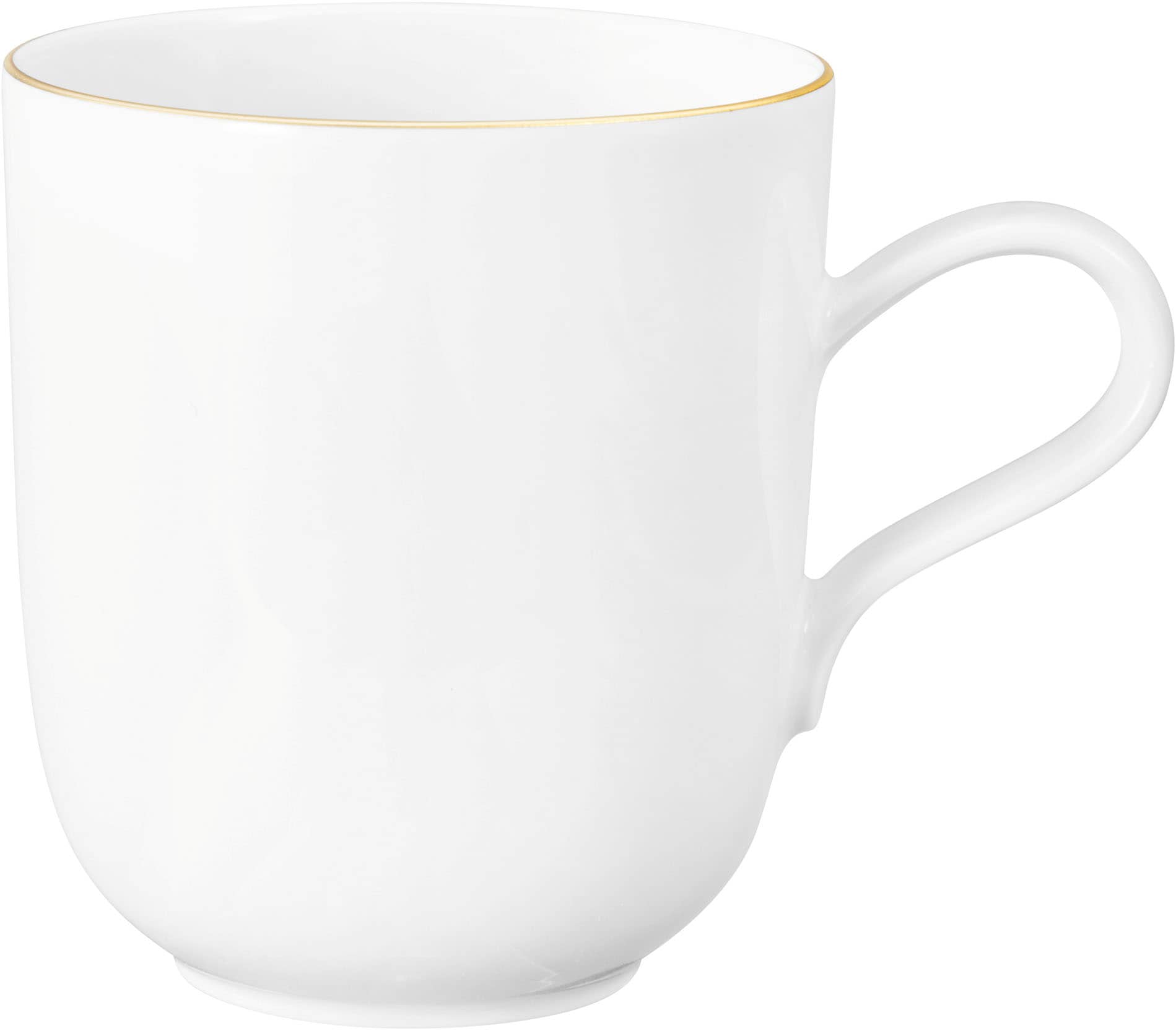 Seltmann Weiden Becher "Liberty - Goldrand" Becher mit Henkel 0,40 l günstig online kaufen