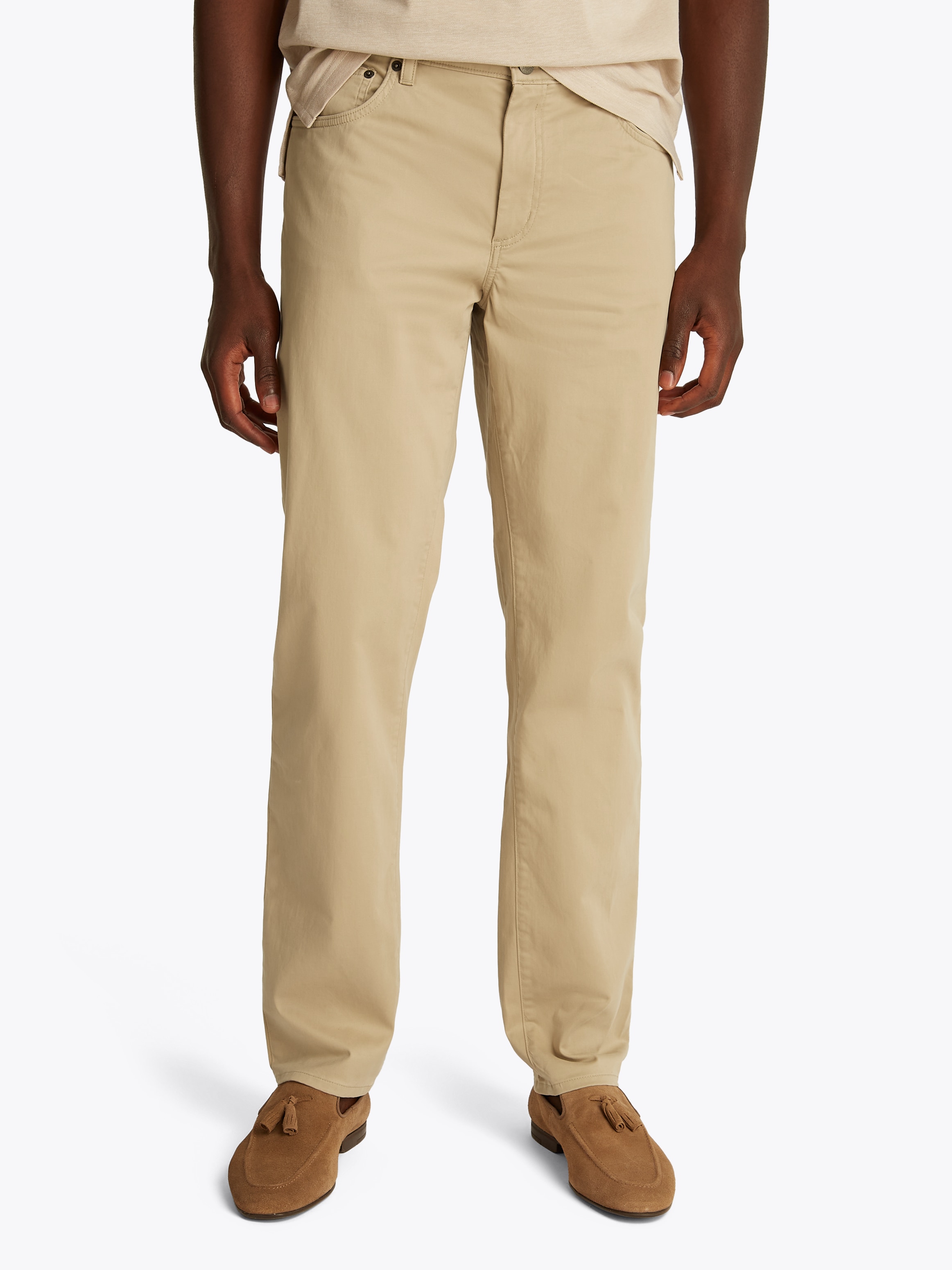 Tommy Hilfiger Stoffhose »DENTON 5PKT COTTON SATIN«