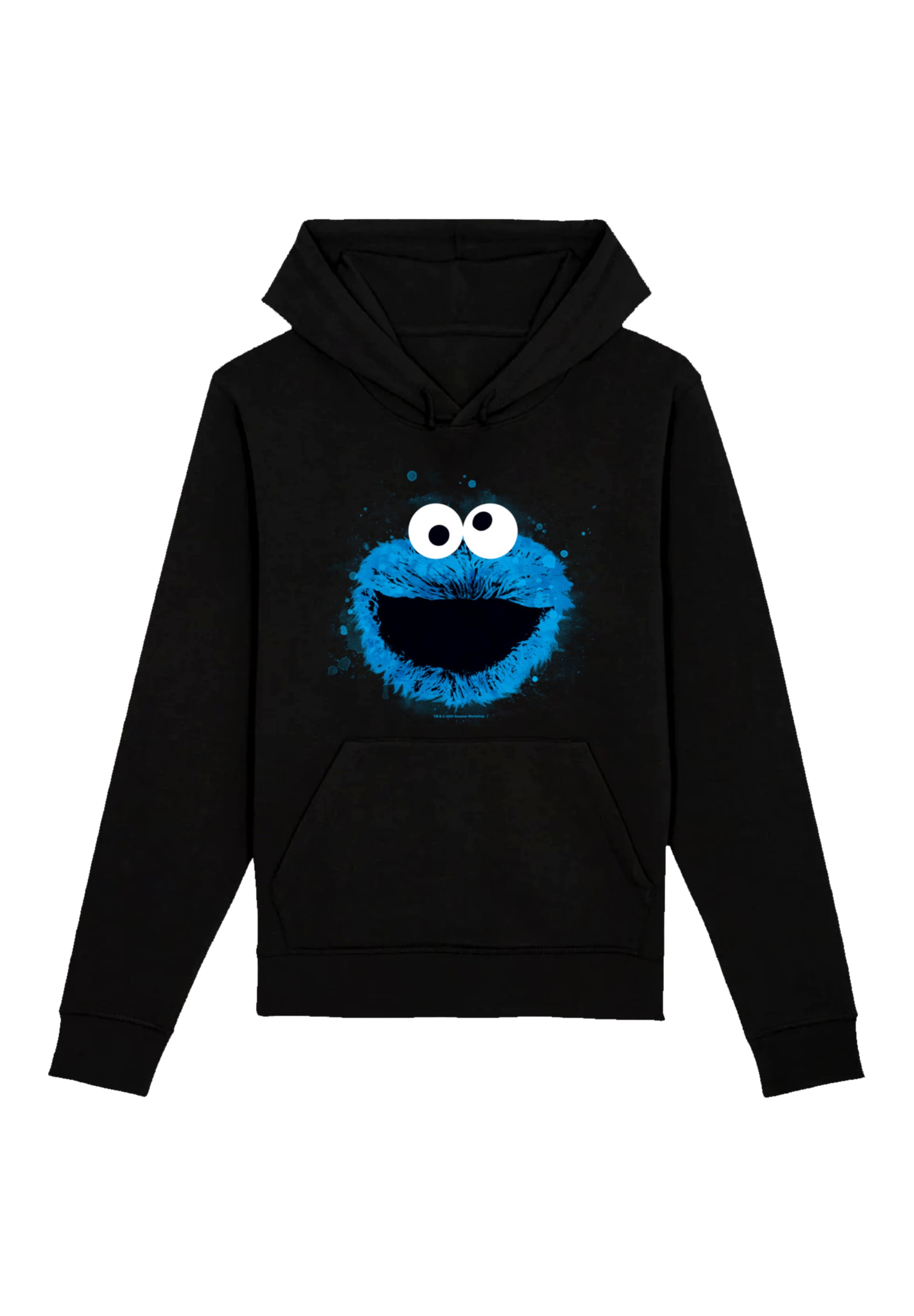 F4NT4STIC Kapuzenpullover »Sesamstraße Cookie Monster Watercolor«, Premium Qualität