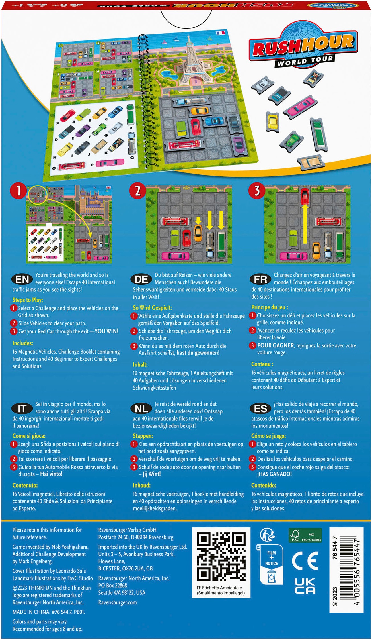 Thinkfun® Spiel »Rush Hour® World Tour«