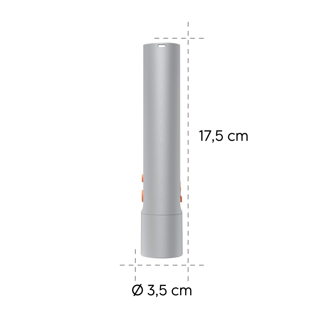 Hama LED Taschenlampe »LED-Taschenlampe, aufladbar, Aluminium, 4 Modi + SOS« stromsparend, robust