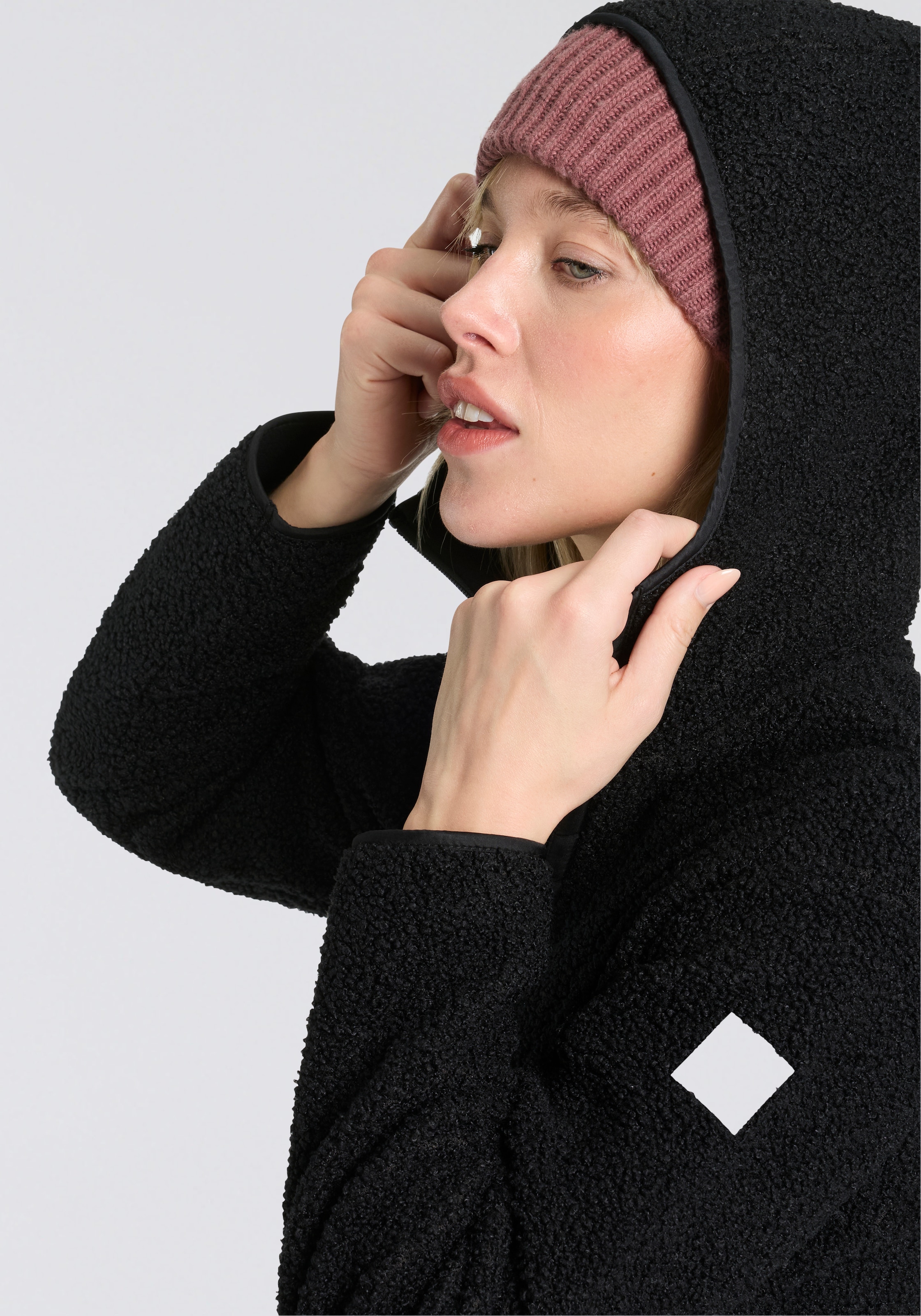 CMP Kapuzenplüschjacke, (1 St.)