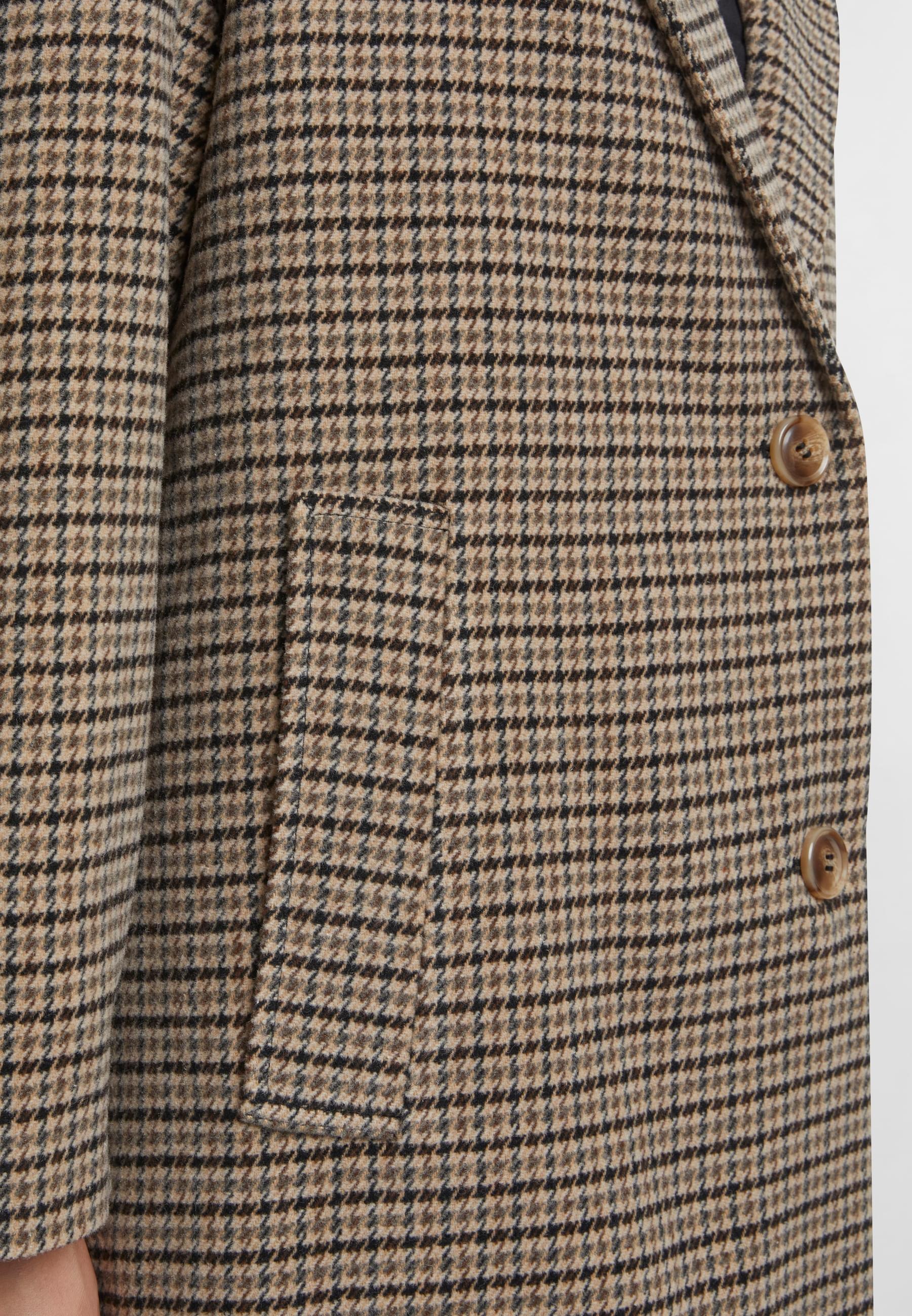 URBAN CLASSICS Winterjacke »Urban Classics Ladies Oversized Plaid Coat«, (1 St.), ohne Kapuze