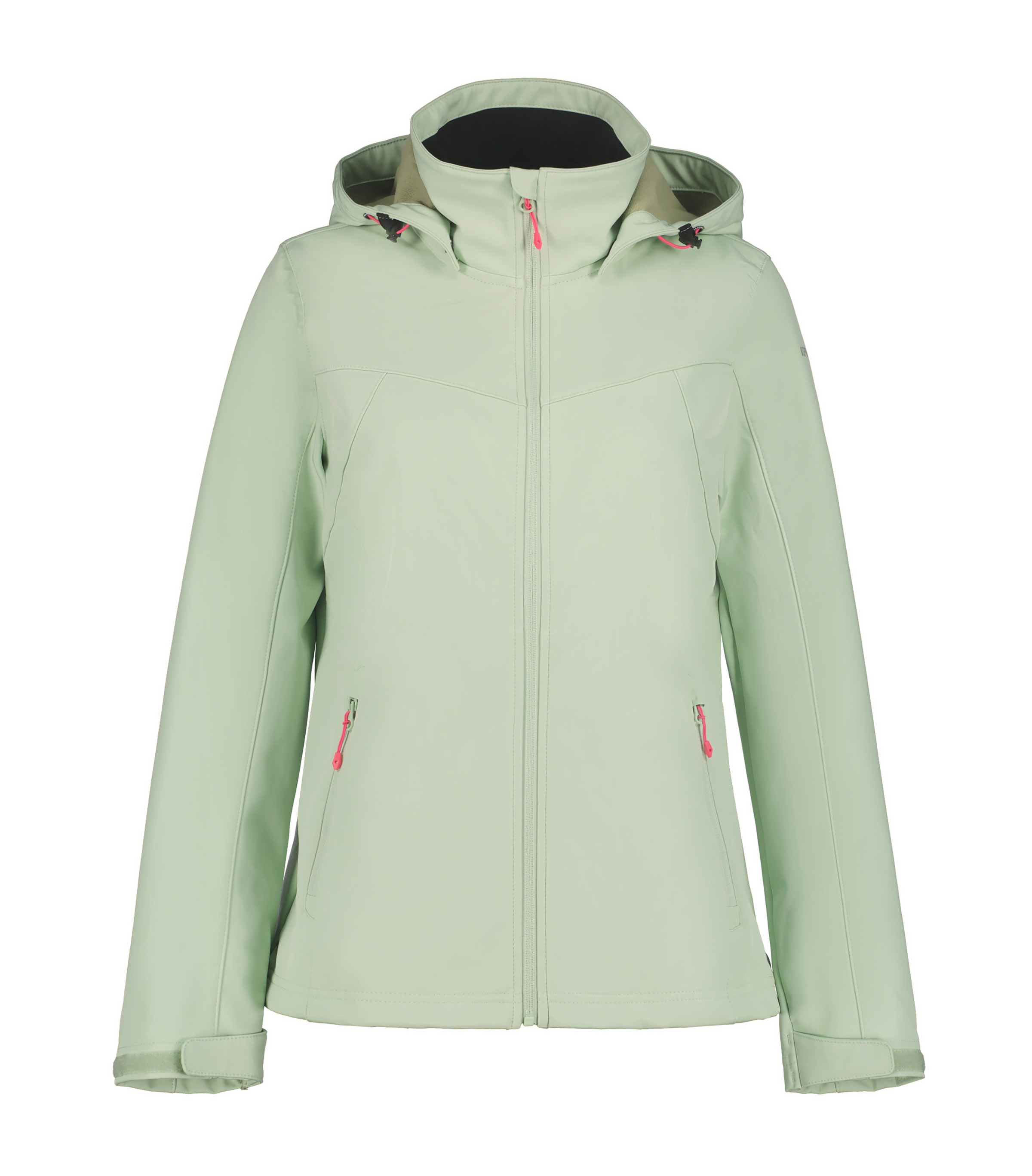 Icepeak Softshelljacke »D SOFTSHELLJACKE BRENHAM«, mit Kapuze, mit hohem Stehkragen