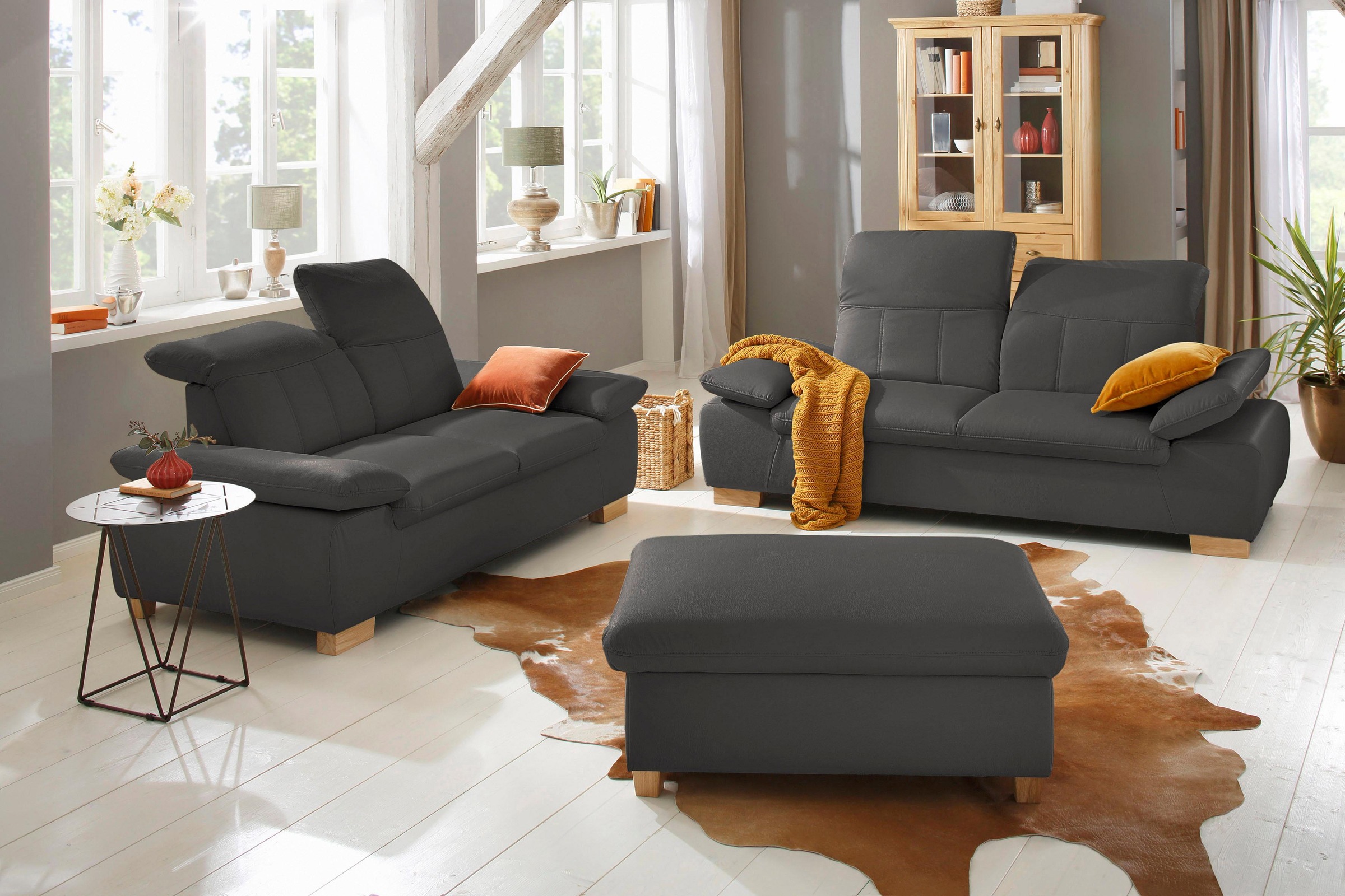 Home affaire 2,5-Sitzer "Bergamo Multifunktions-Couch, elegant und komforta günstig online kaufen