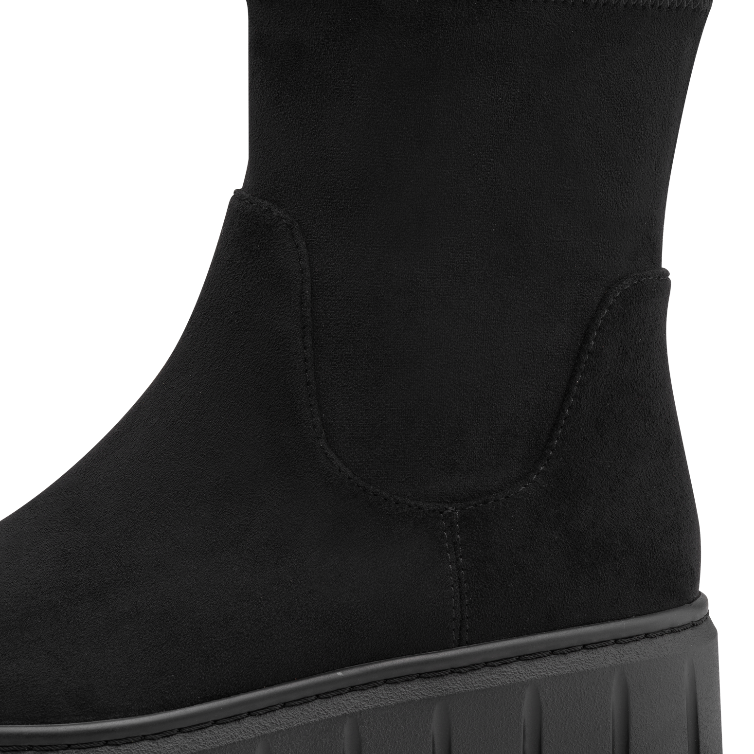 MARCO TOZZI Keilstiefelette  Plateau, Boots mit elastischem Stretch-Schaft