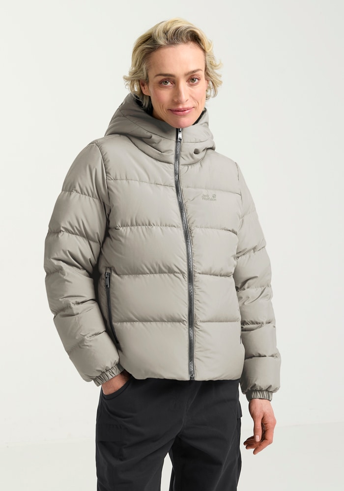 Jack Wolfskin Daunenjacke "FROZEN PALACE JKT W RDS" mit Kapuze Daunenjacke, warm, winddicht
