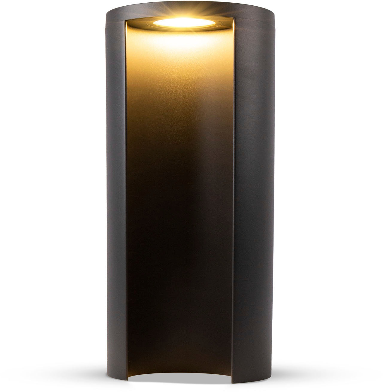 Paco Home Pollerleuchte "CECILIA" Warmweiß Led Beleuchtung Modern Aluminium günstig online kaufen