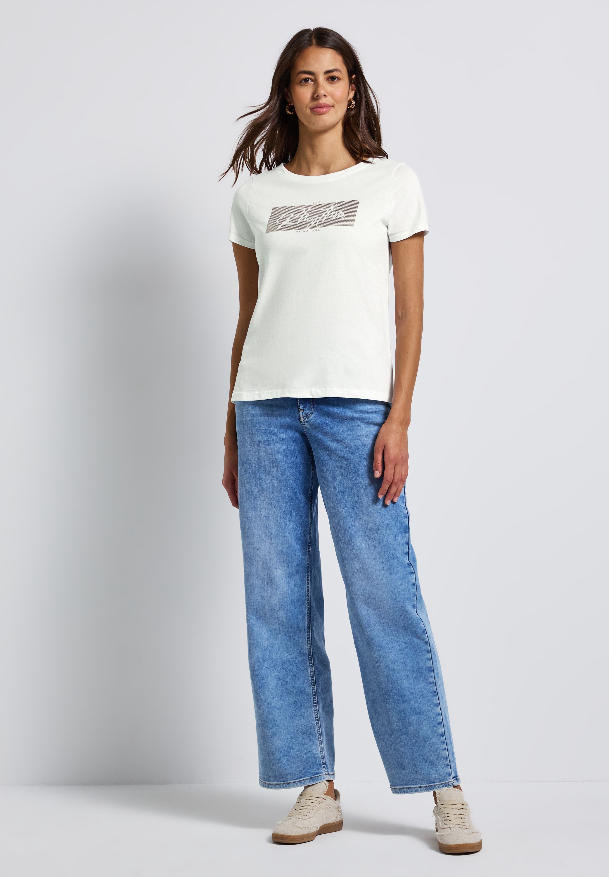 STREET ONE T-Shirt, aus reiner Baumwolle