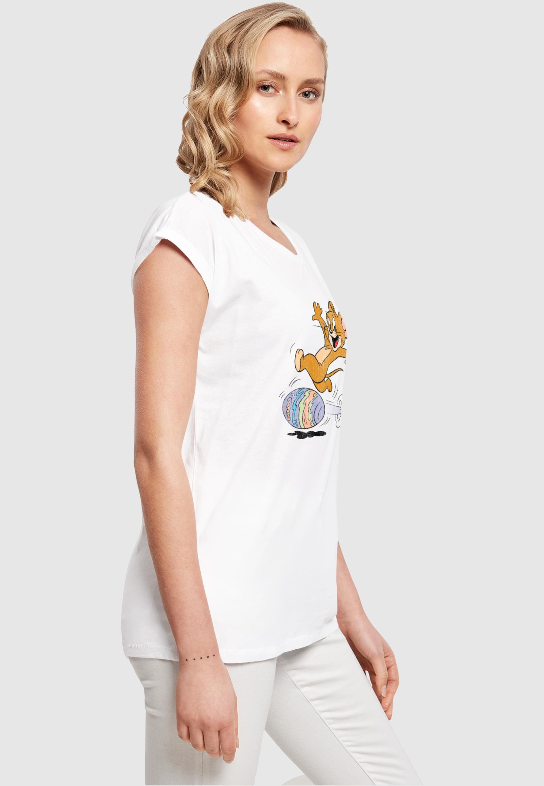 ABSOLUTE CULT T-Shirt »ABSOLUTE CULT Damen Ladies Tom and Jerry - Egg Run T-Shirt«, (1 tlg.)