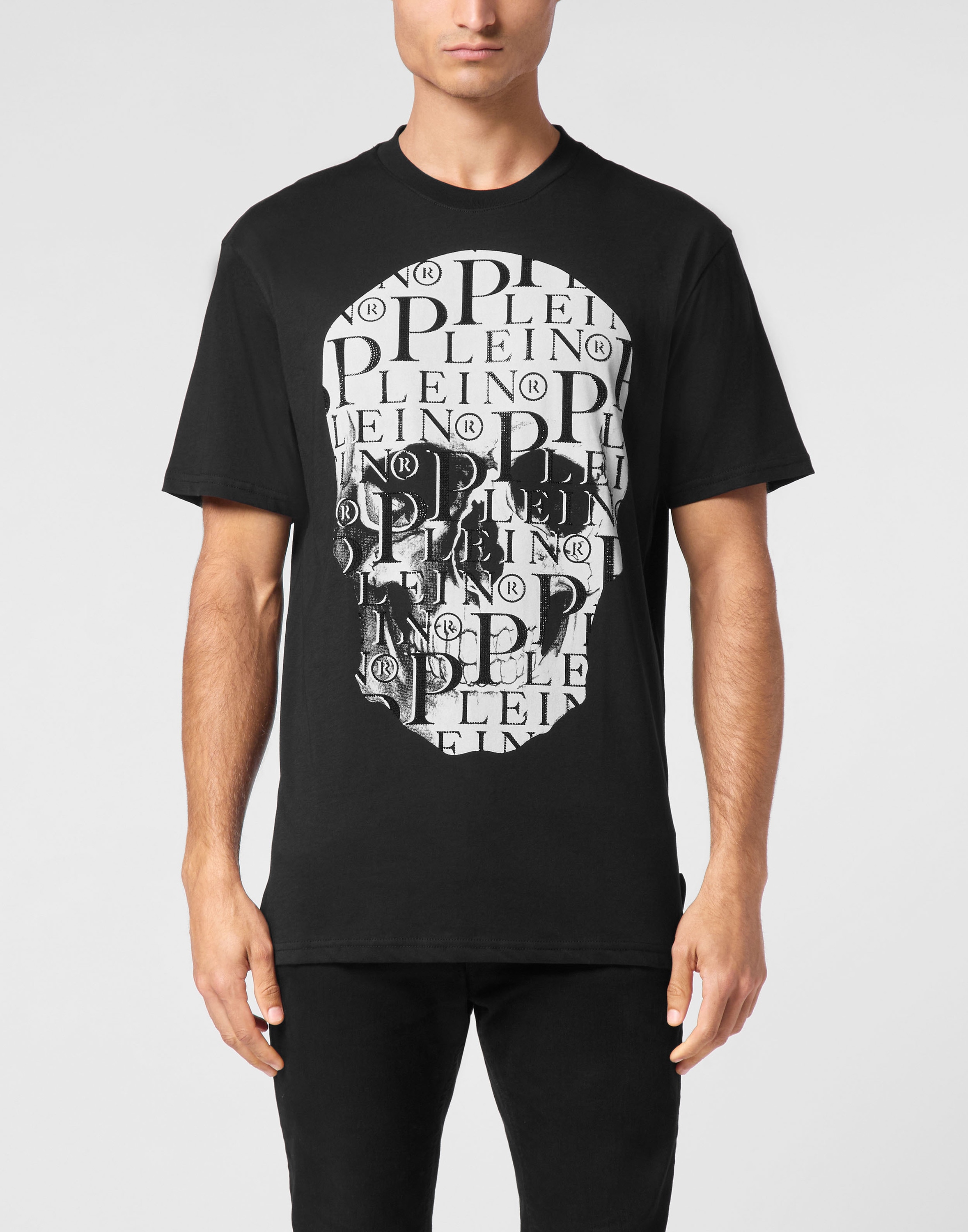 PHILIPP PLEIN T-Shirt »Skull Mit Schmucksteinen«