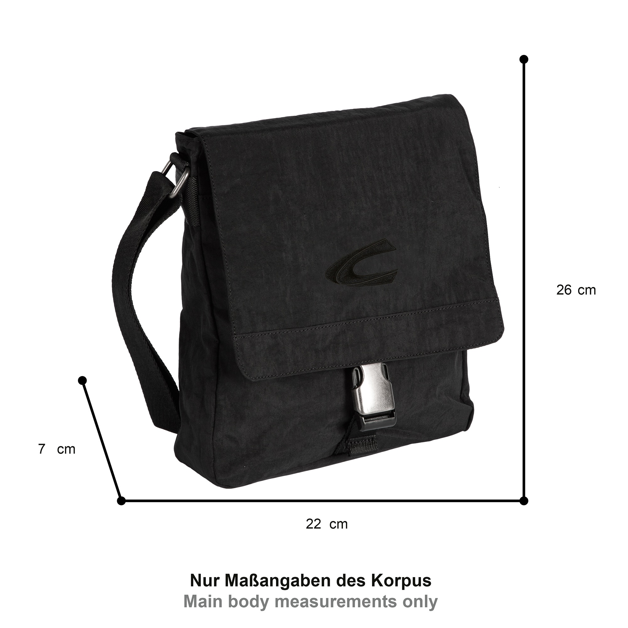 camel active Umhängetasche "Journey" aus leichtem robusten Nylon, funktiona günstig online kaufen