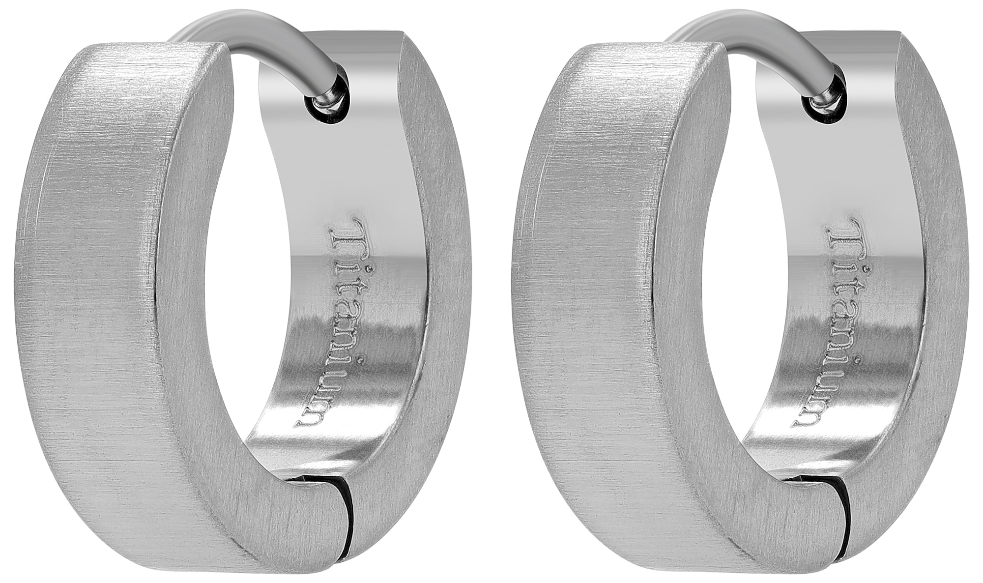 Adelia´s Paar Creolen »Damen Ohrringe – Creole aus Titan« Ideal zum Verschenken – schlicht und stilvoll