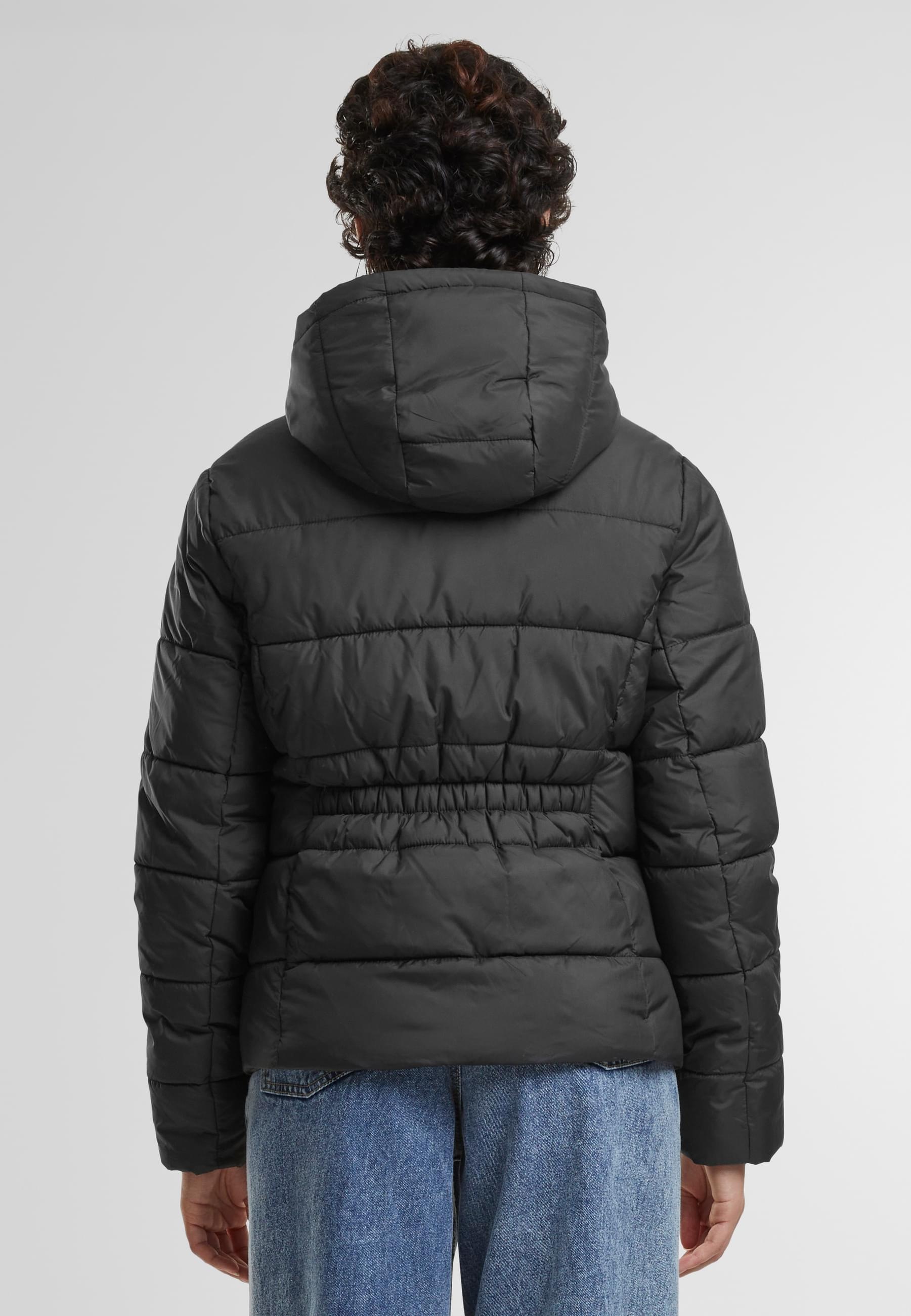URBAN CLASSICS Winterjacke »Urban Classics Ladies Short Puffer Jacket With Hood«, (1 St.), mit Kapuze