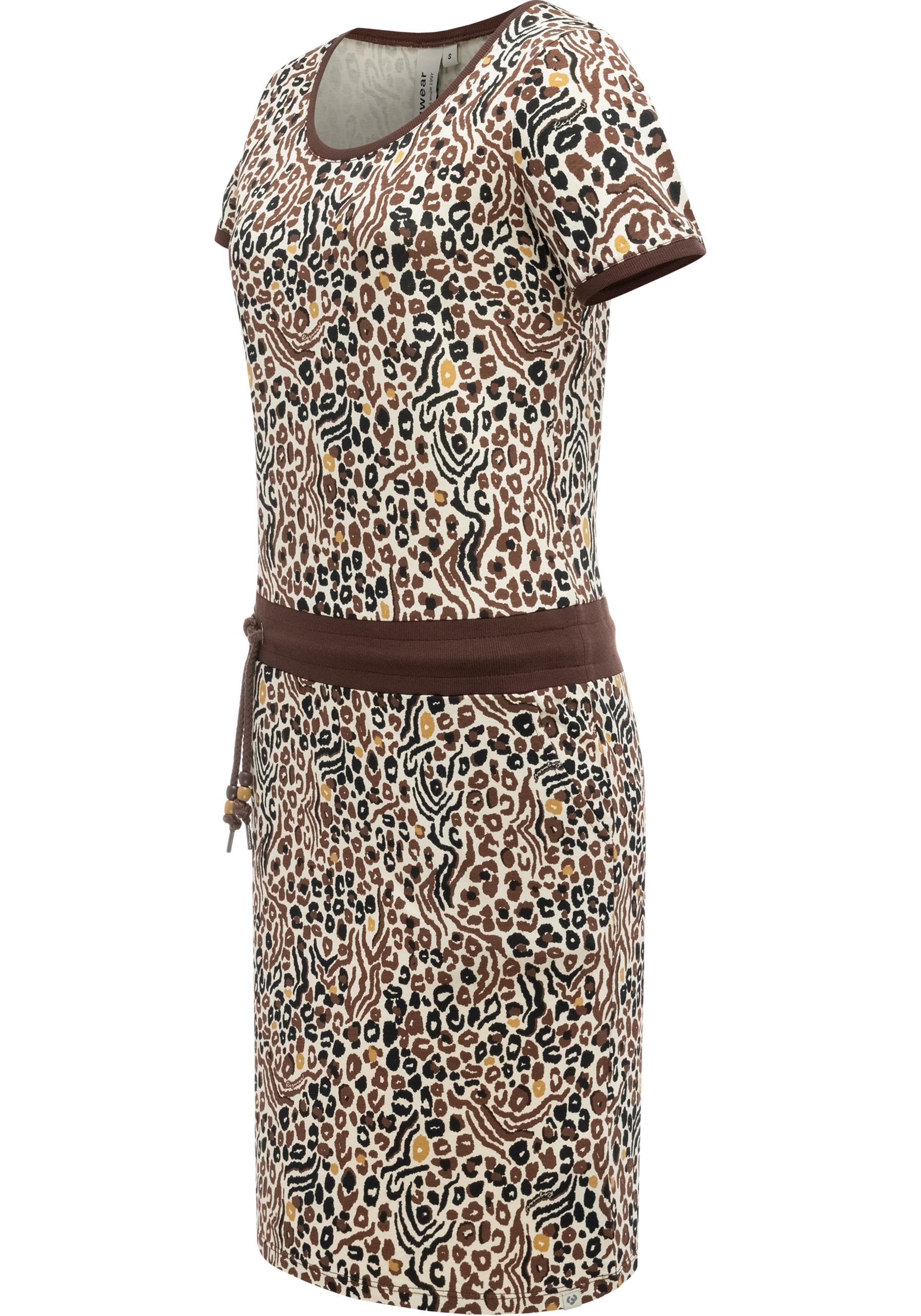 Ragwear Minikleid »Baomi Zoo YOUMODO« Außentaschen | Eingrifftaschen Gemustertes Damen Sommerkleid