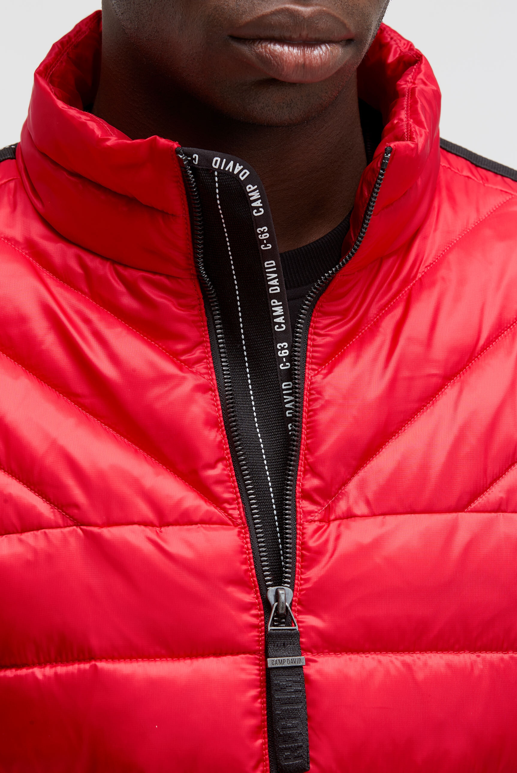 CAMP DAVID Outdoorjacke, ohne Kapuze, mit Windfangleiste