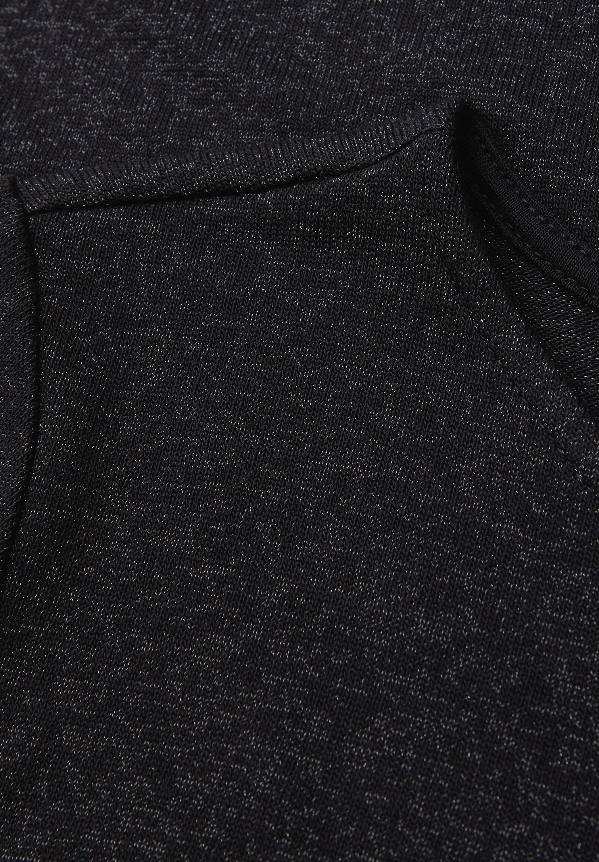 STREET ONE Langarmshirt aus softem Materialmix