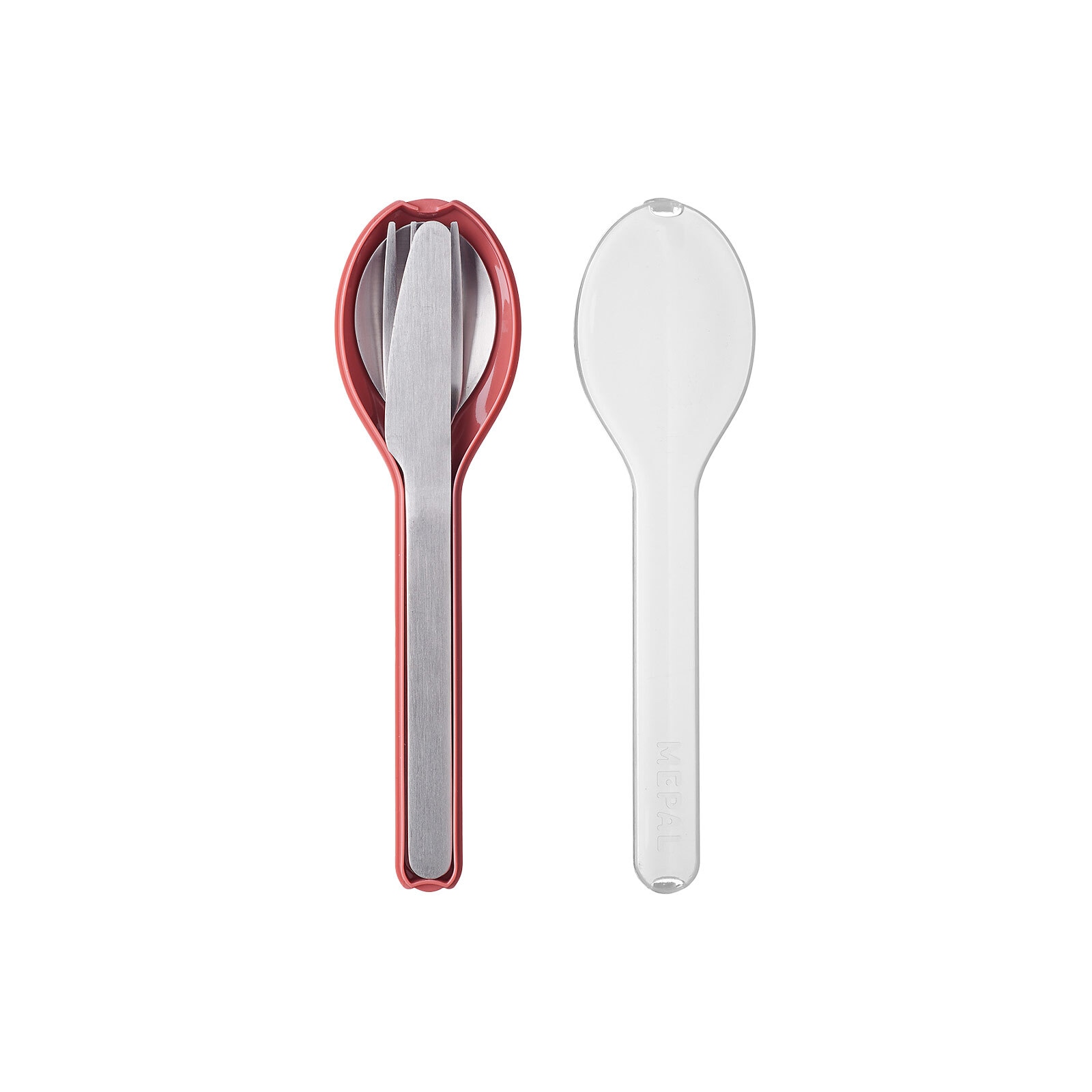 Mepal Lunchbox »Lunchbox Duo mit Besteck Ellipse 22,5 x 17,5 cm«, (2 tlg.)