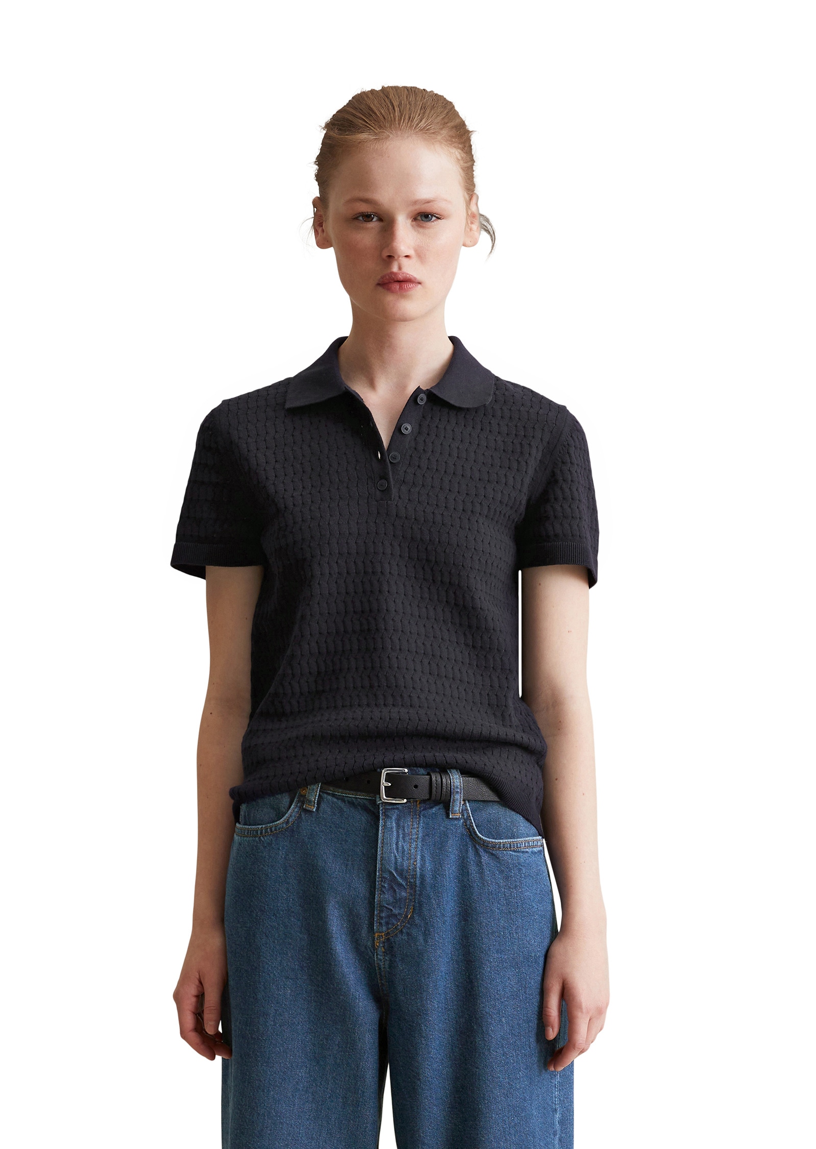 Marc OPolo DENIM Strickpullover "aus softem Baumwollgarn" günstig online kaufen