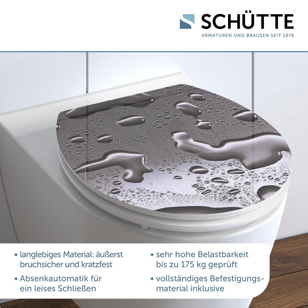 Schütte WC-Sitz »Grey Steel«