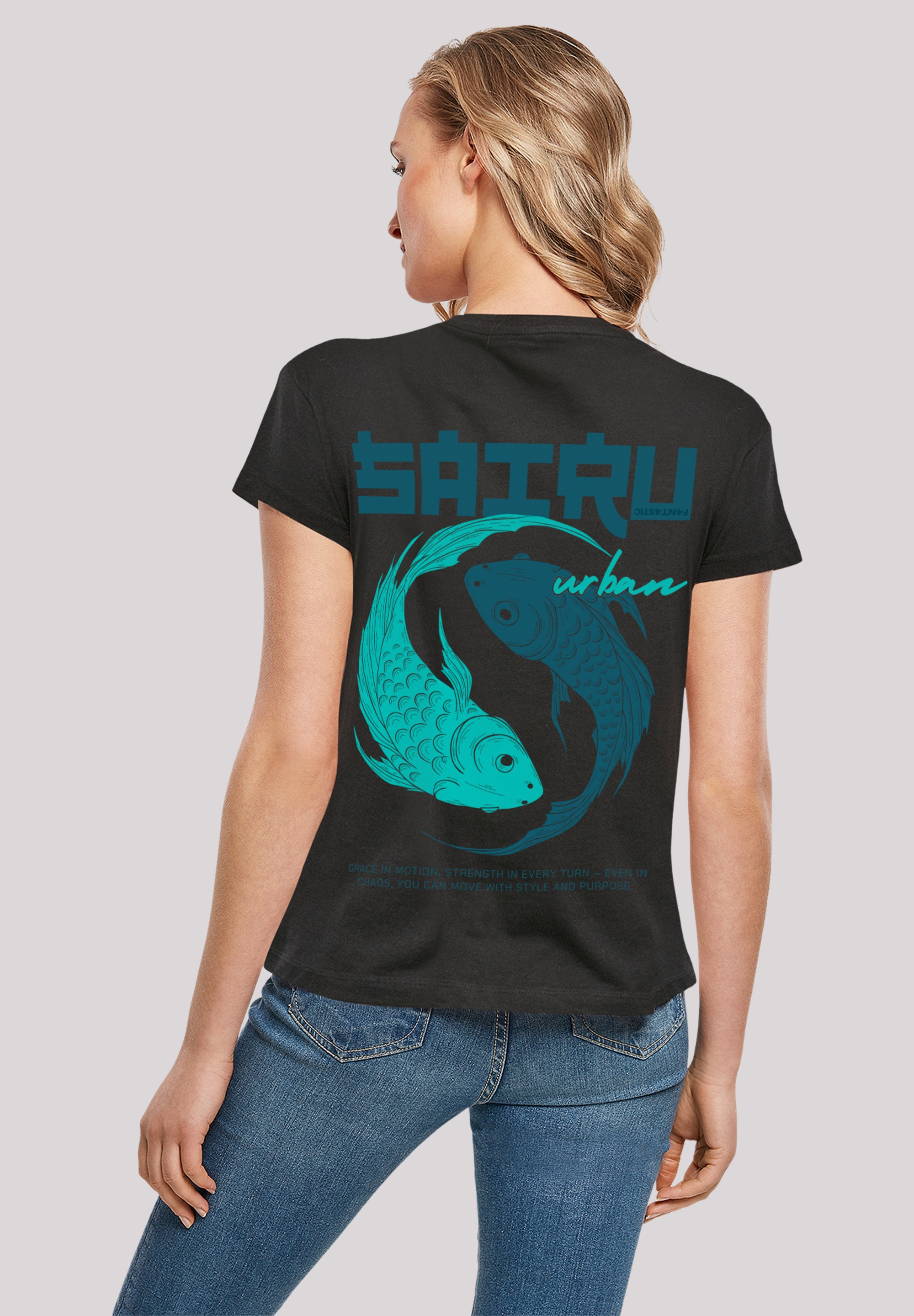 F4NT4STIC T-Shirt »Koi Fish Japan Streetstyle«, Japan Streetwear Styles