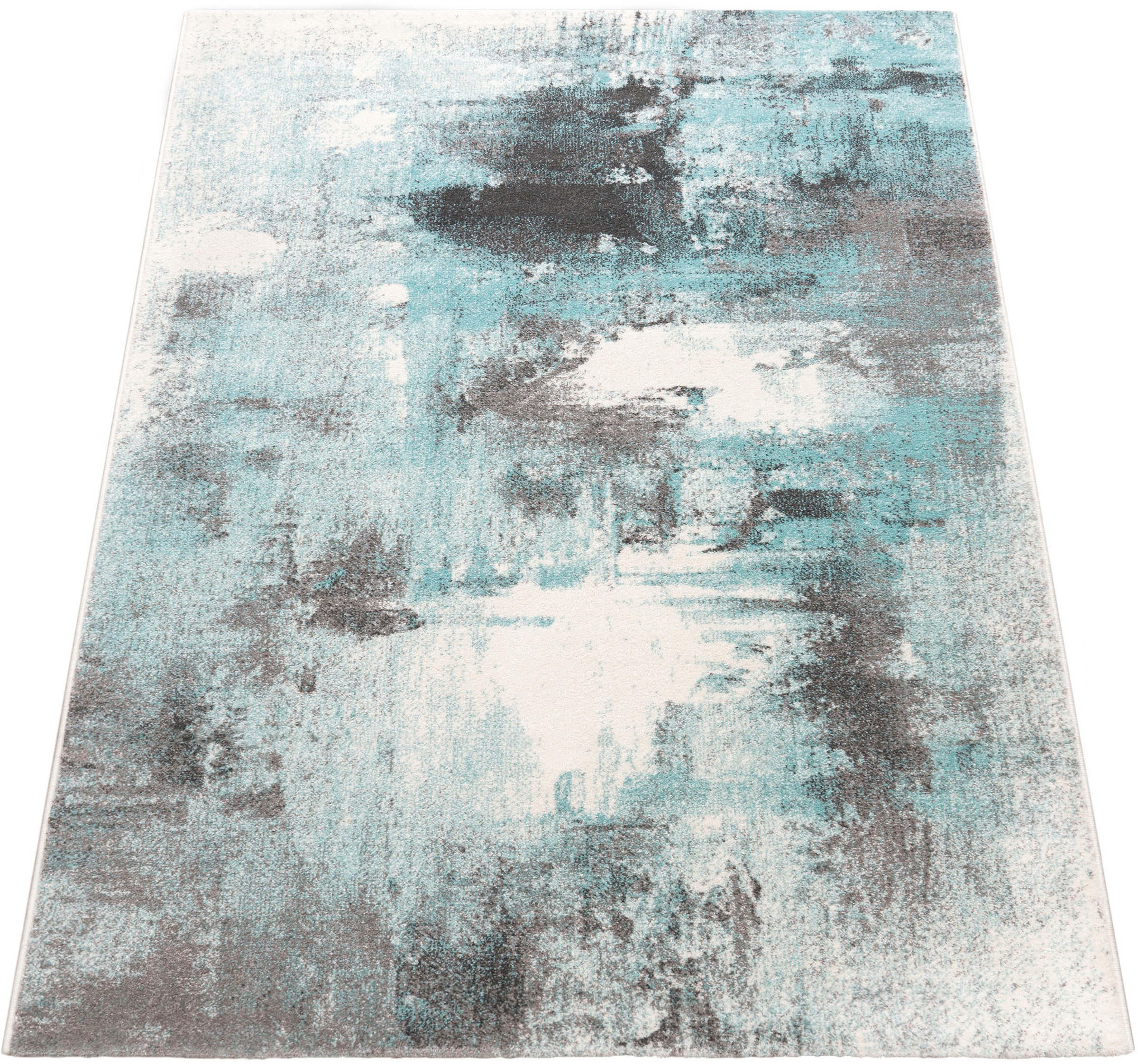 Paco Home Teppich "Mero 106" rechteckig 16 mm Höhe Kurzflor, modernes Desig günstig online kaufen