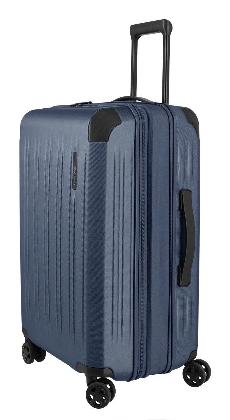 travelite Trolleyset »DYNAMIIC S+/M/L, verschiedene Farben«, (Set, 3 tlg., S+/M/L), Hartschalen-Koffer ABS Volumenerweiterung