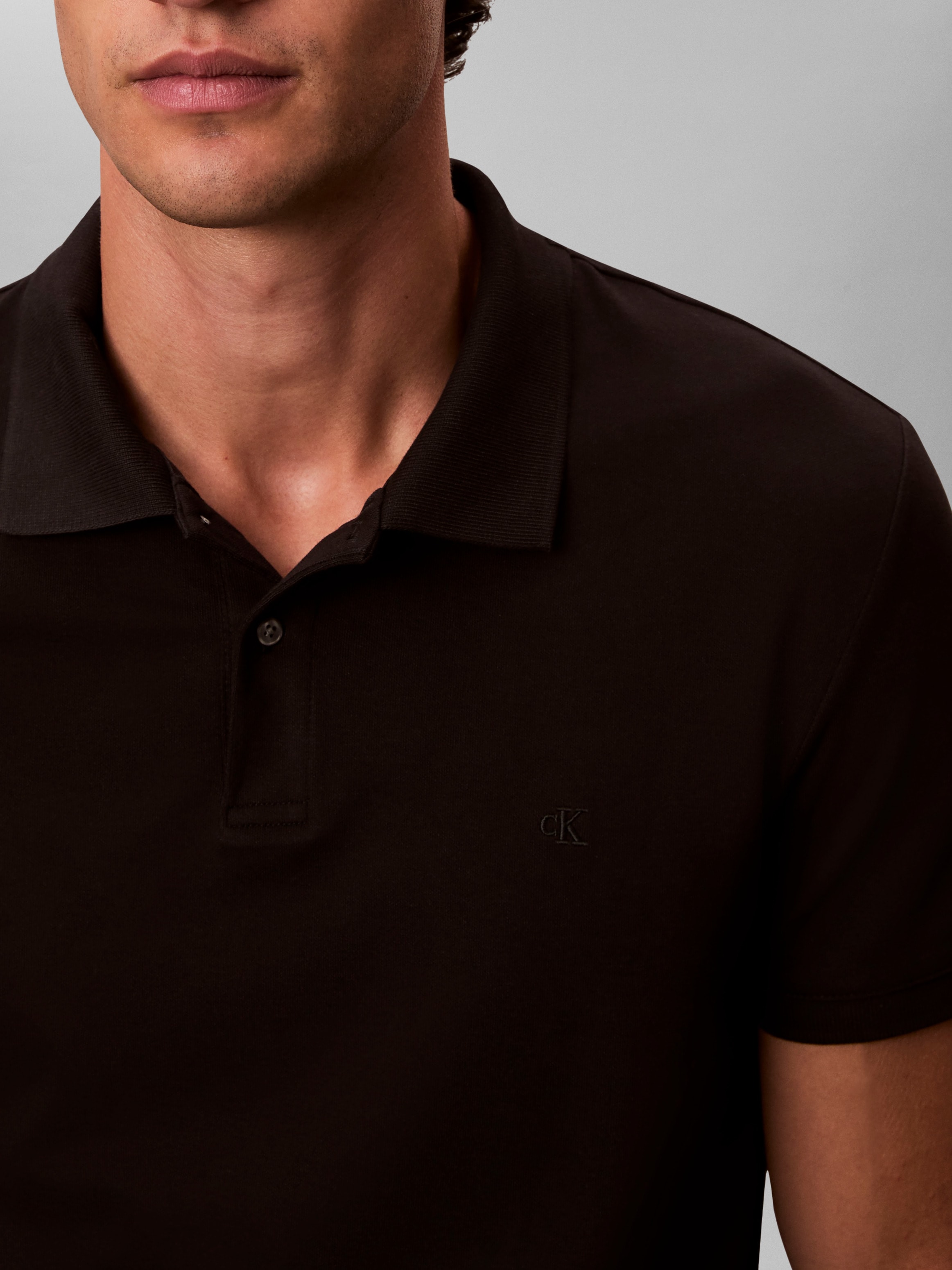 Calvin Klein Poloshirt »SS SLIM REFINED PIQUE POLO«, slim fit
