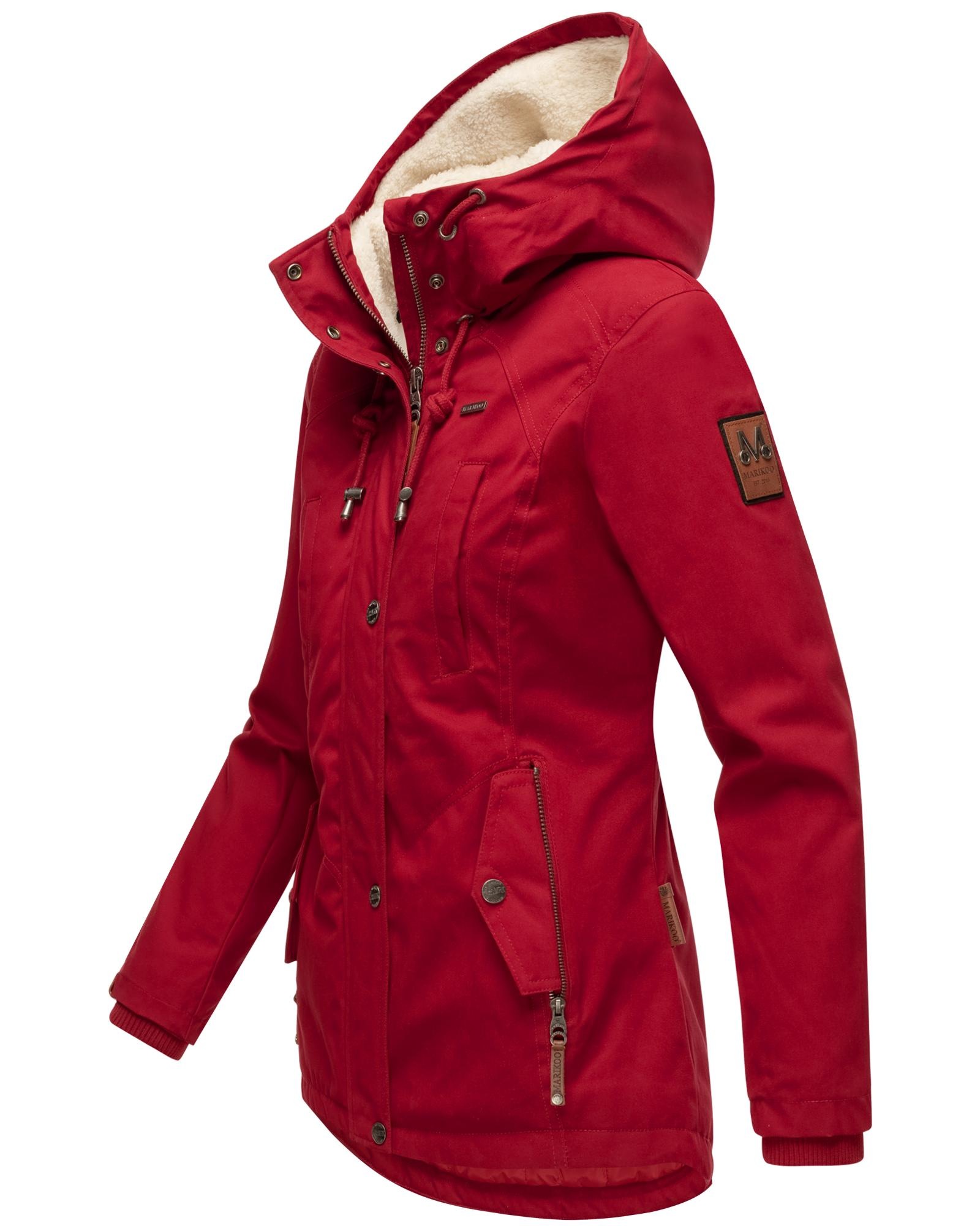 Marikoo Winterjacke "Bikoo" mit Kapuze sportliche Damen Outdoor Baumwolljac günstig online kaufen